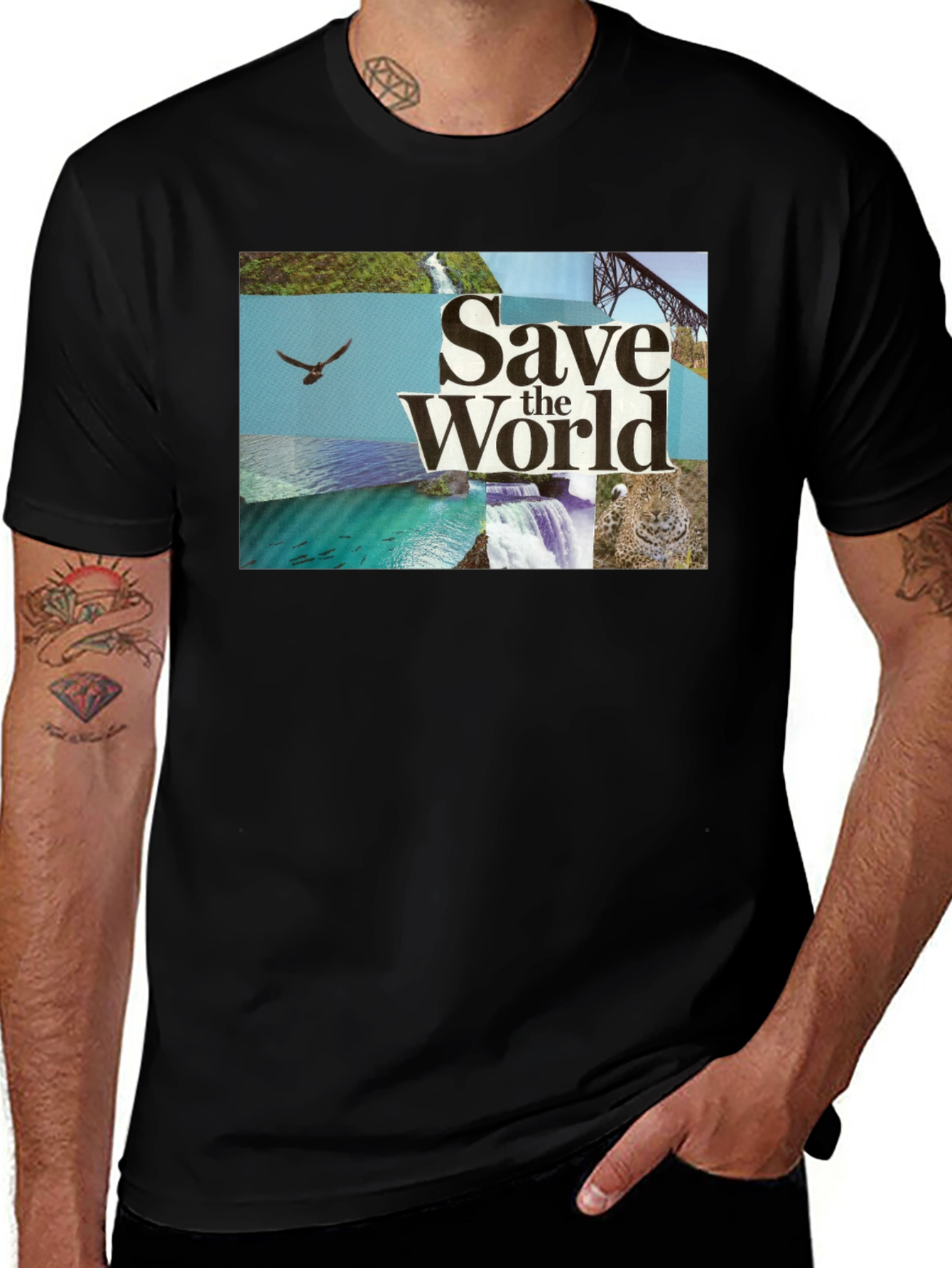 Save the World Graphic T-Shirt