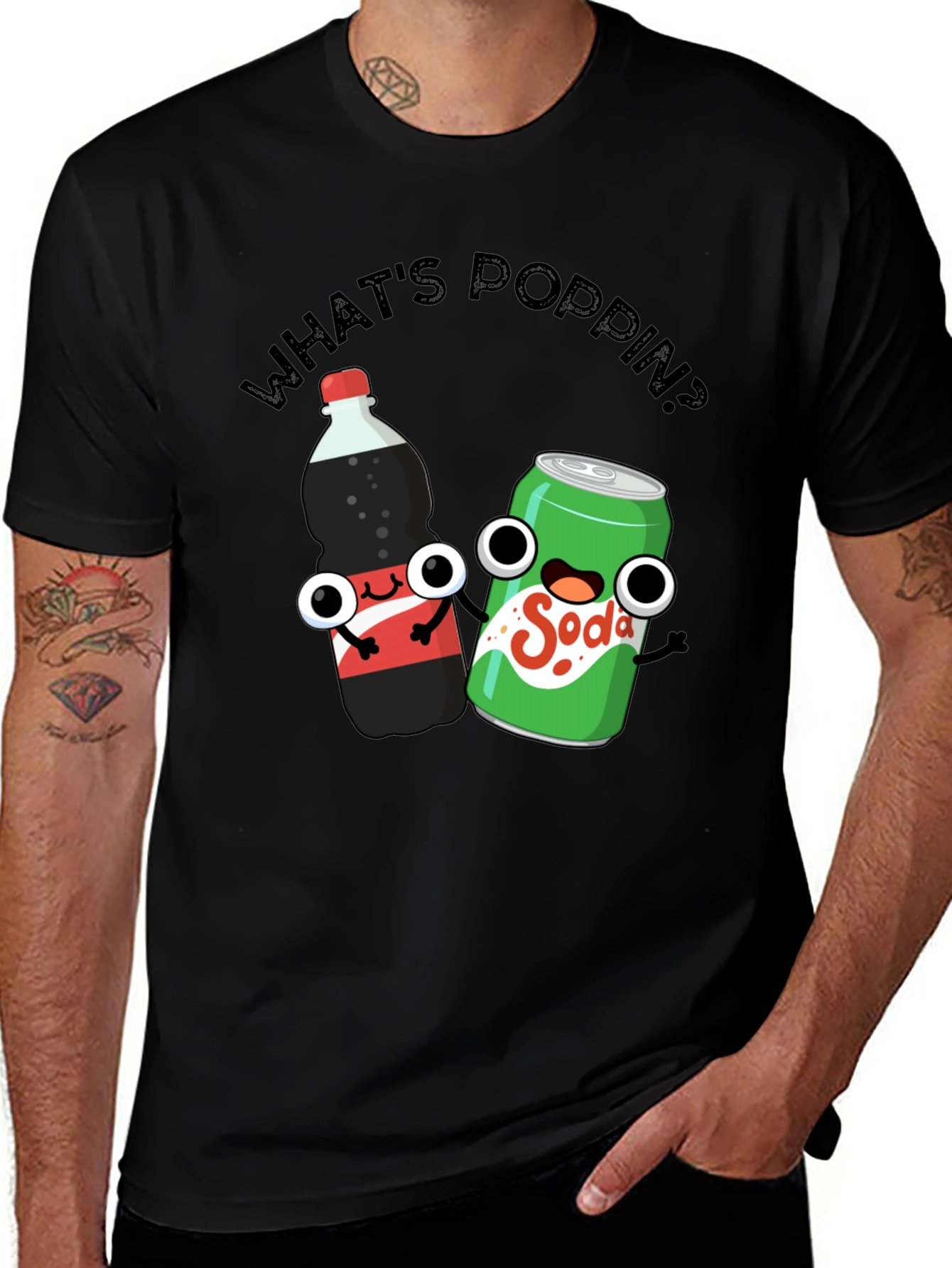 What's Poppin? Funny Soda T-Shirt