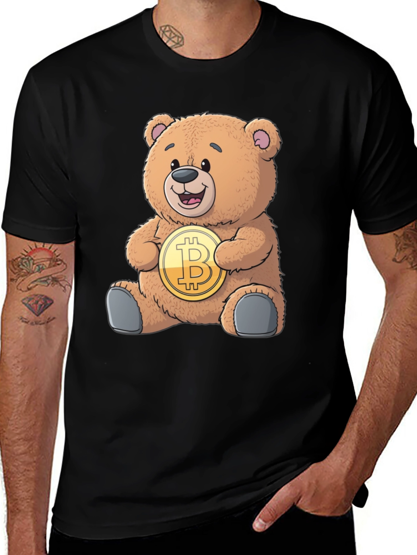 Variant 5 of Bitcoin Bear T-Shirt - Crypto Lover's Tee