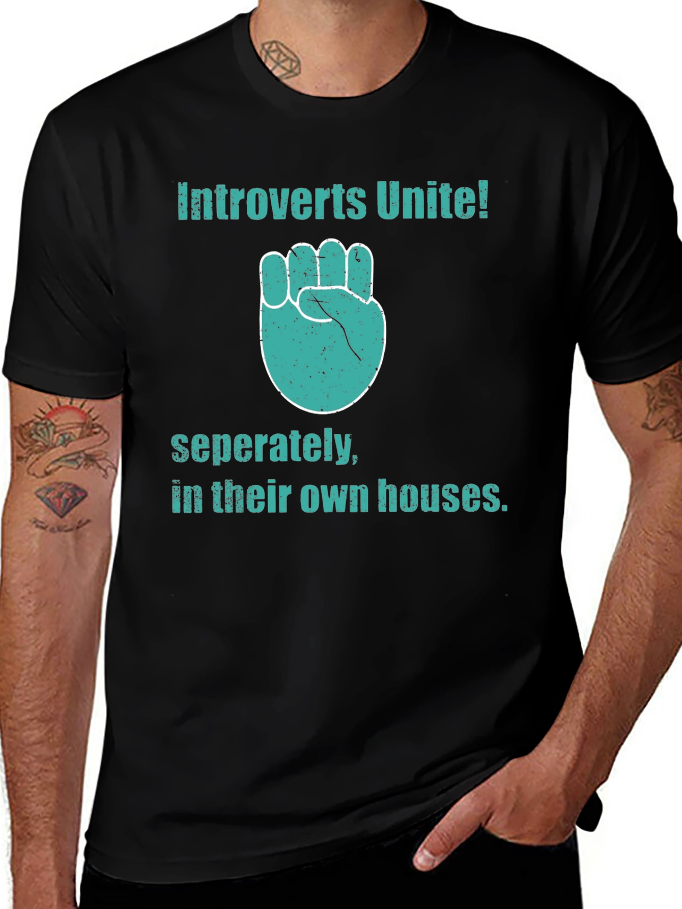 Variant 2 of Introvert Unite T-Shirt