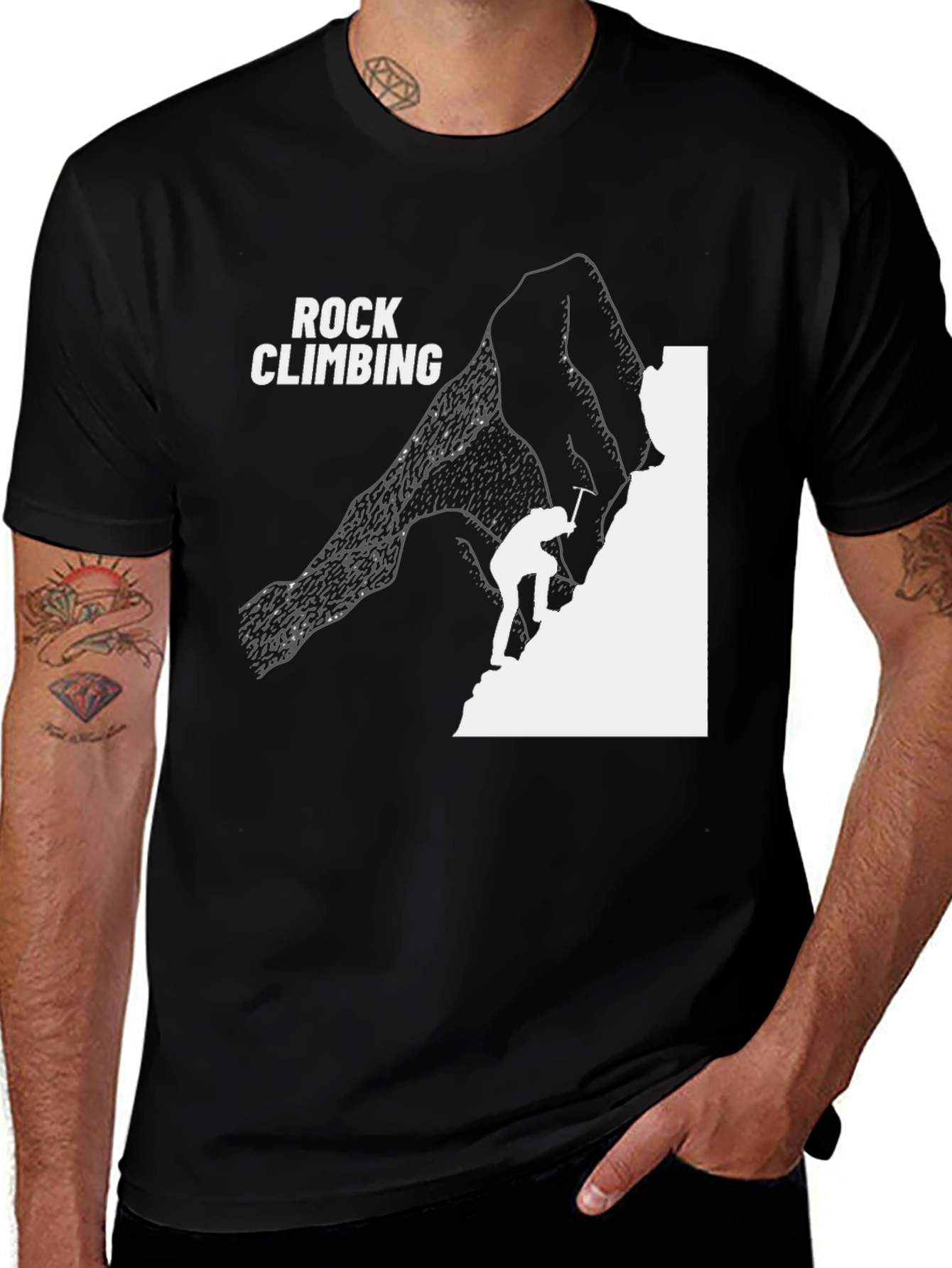 Variant 5 of Rock Climbing Graphic Tee - Adventure Ready Shirt