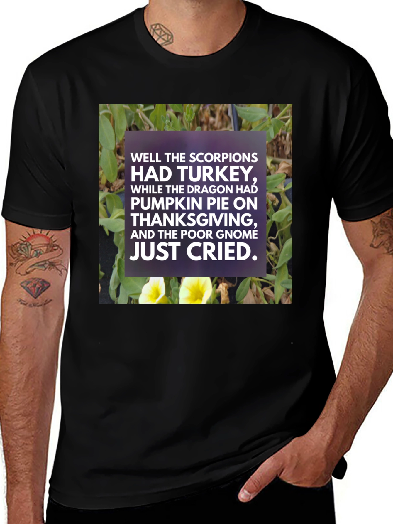 Thanksgiving Scorpion Turkey Dragon Gnome T-Shirt