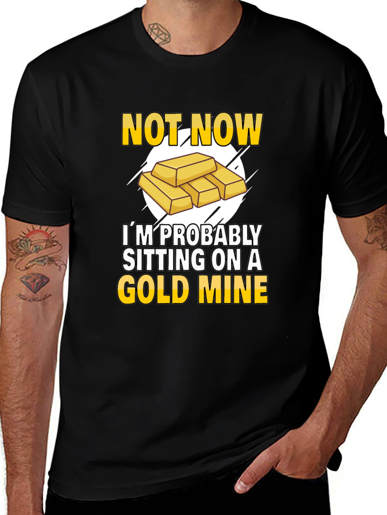 Variant 4 of Gold Mine Humor T-Shirt