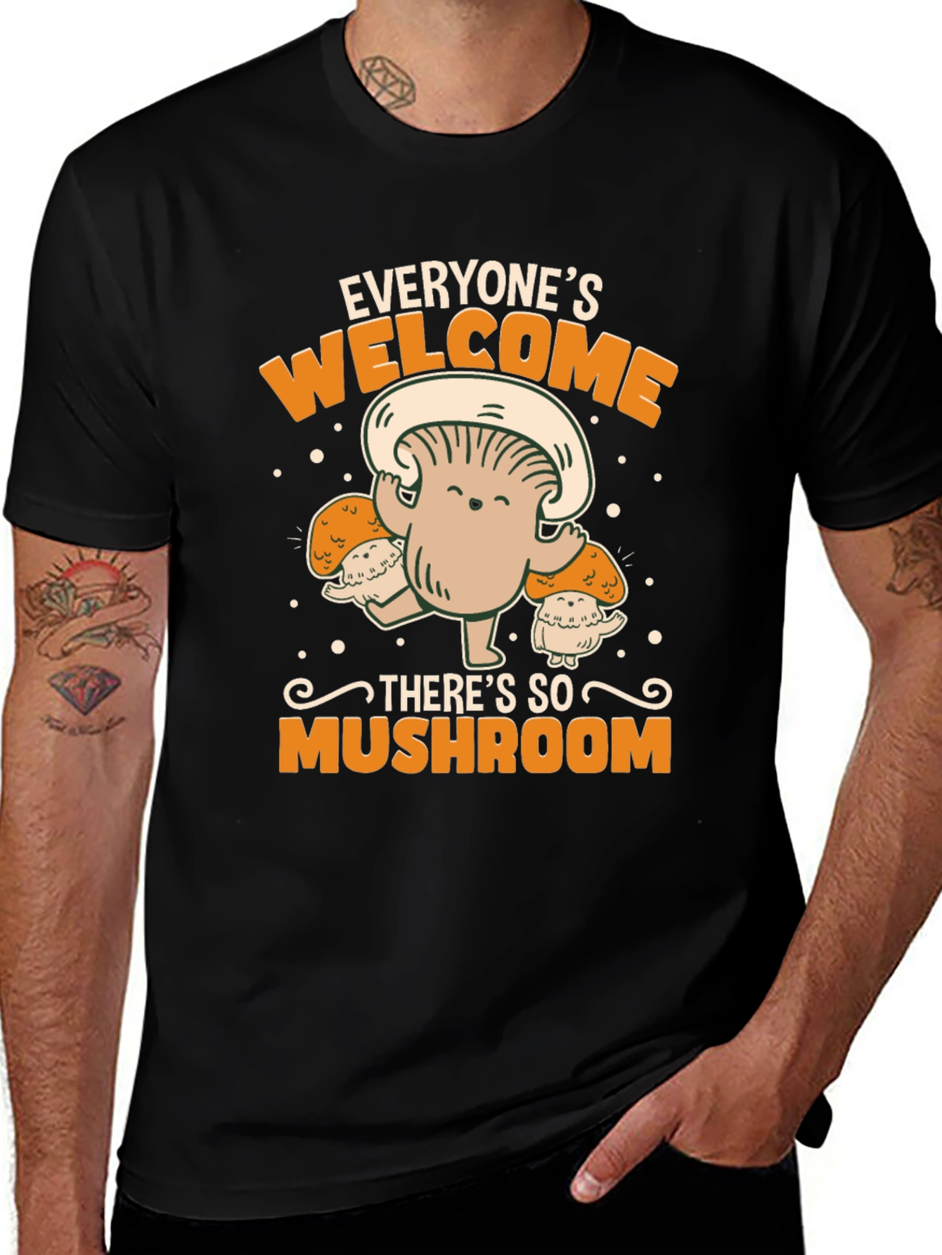 Variant 10 of Everyone's Welcome Mushroom Graphic Tee