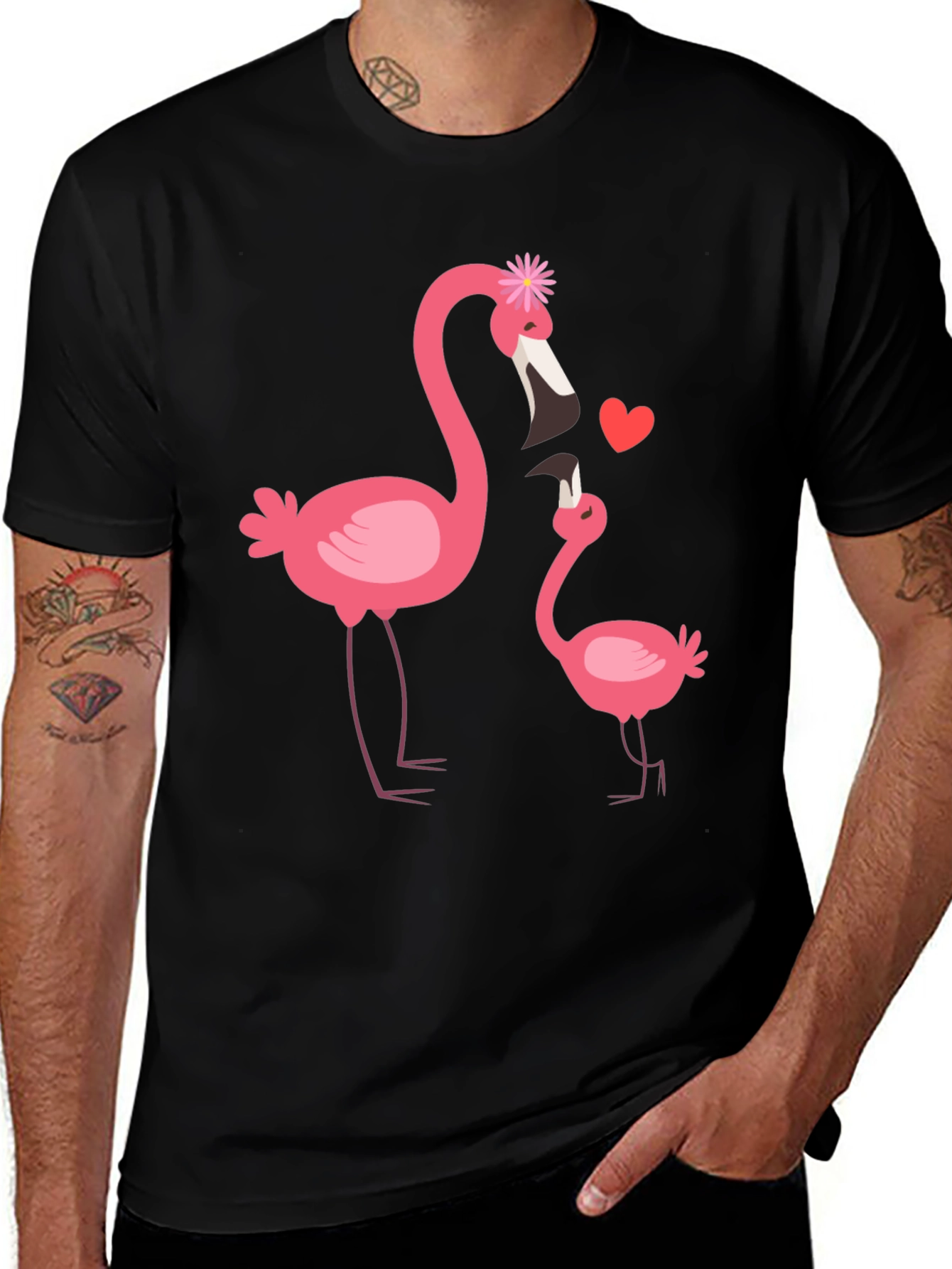 Variant 6 of Flamingo Mom & Baby Graphic Tee