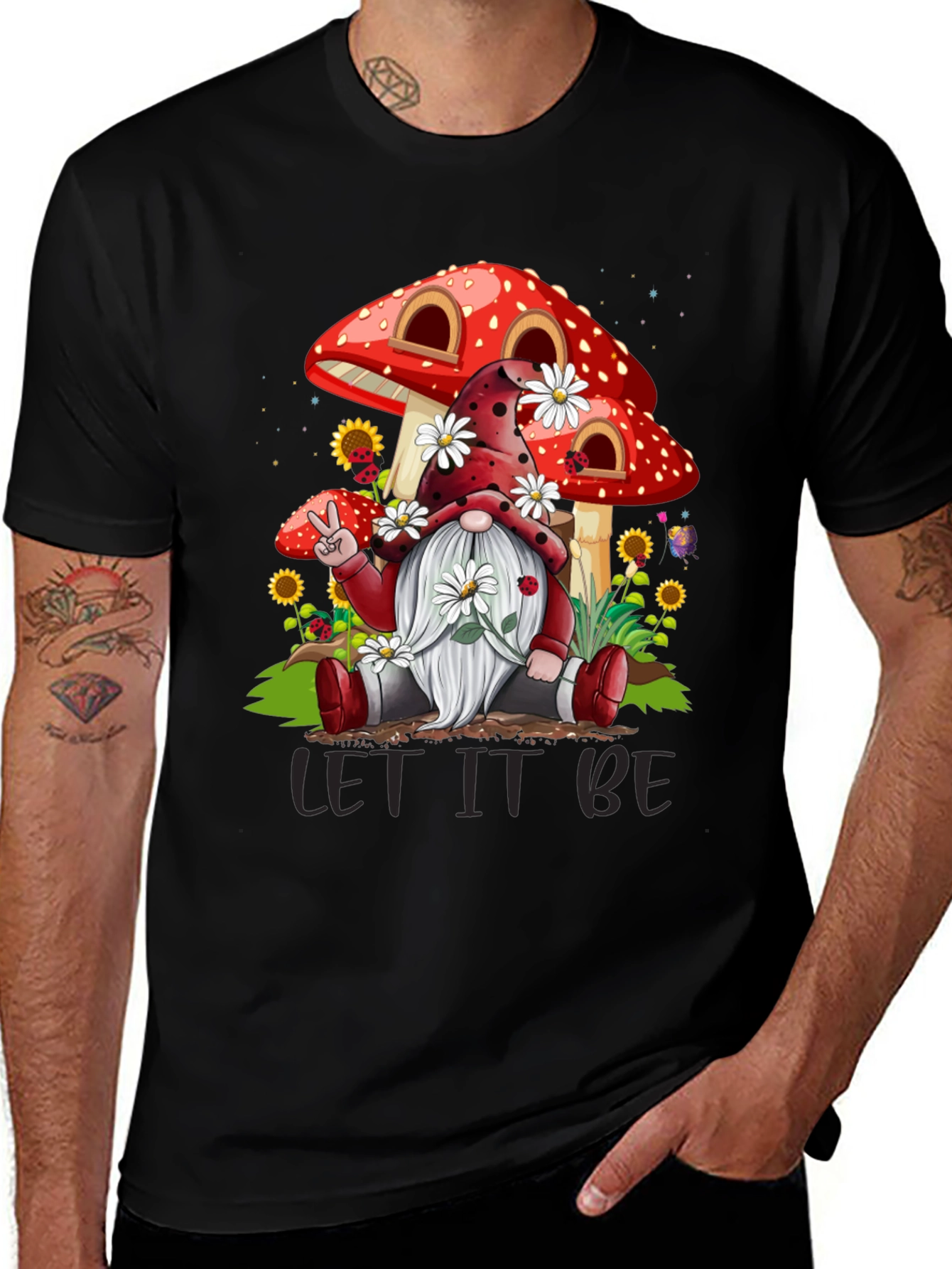 Variant 22 of Let It Be Gnome T-Shirt