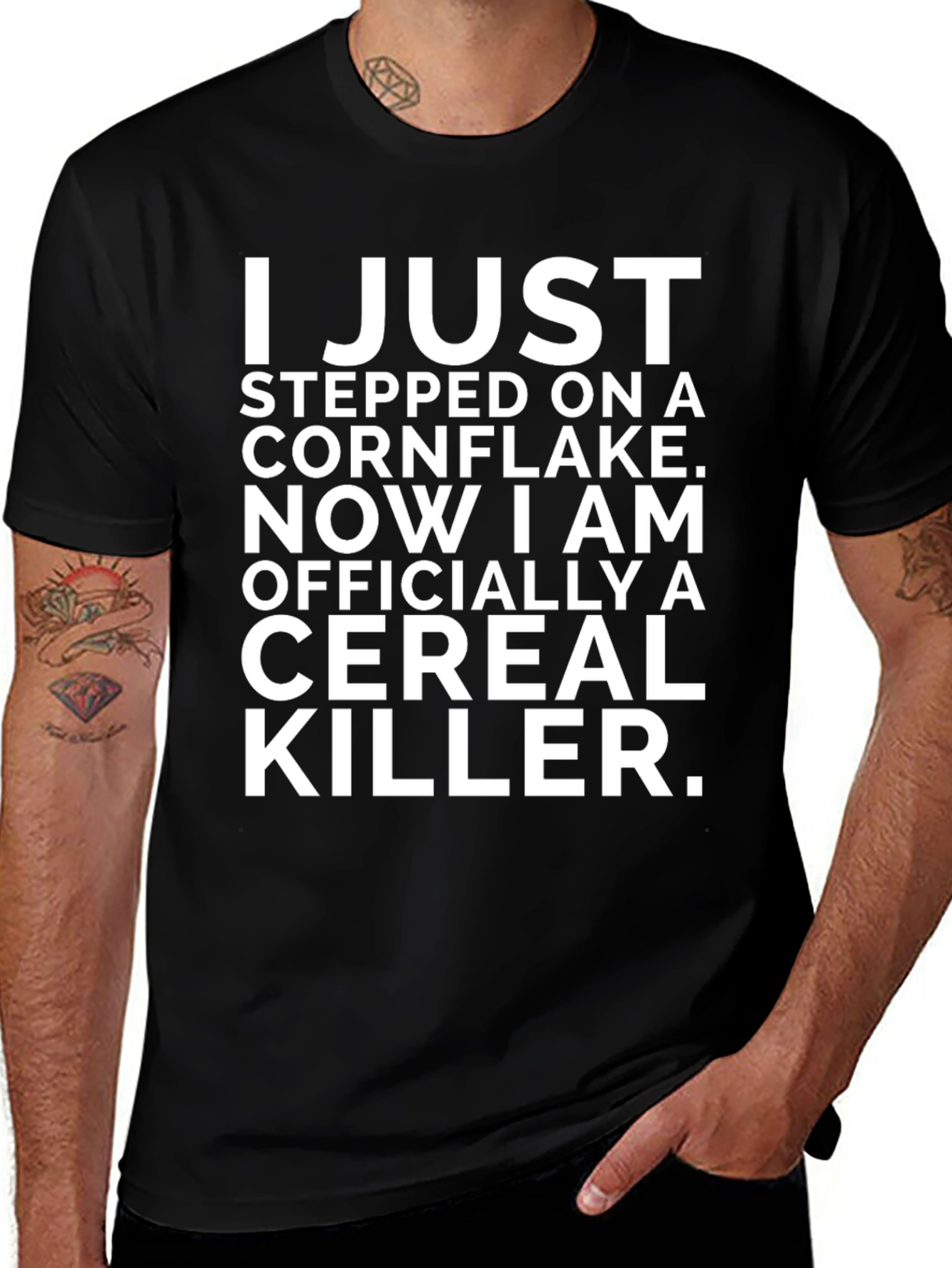 Variant 27 of Cereal Killer Novelty Graphic T-Shirt