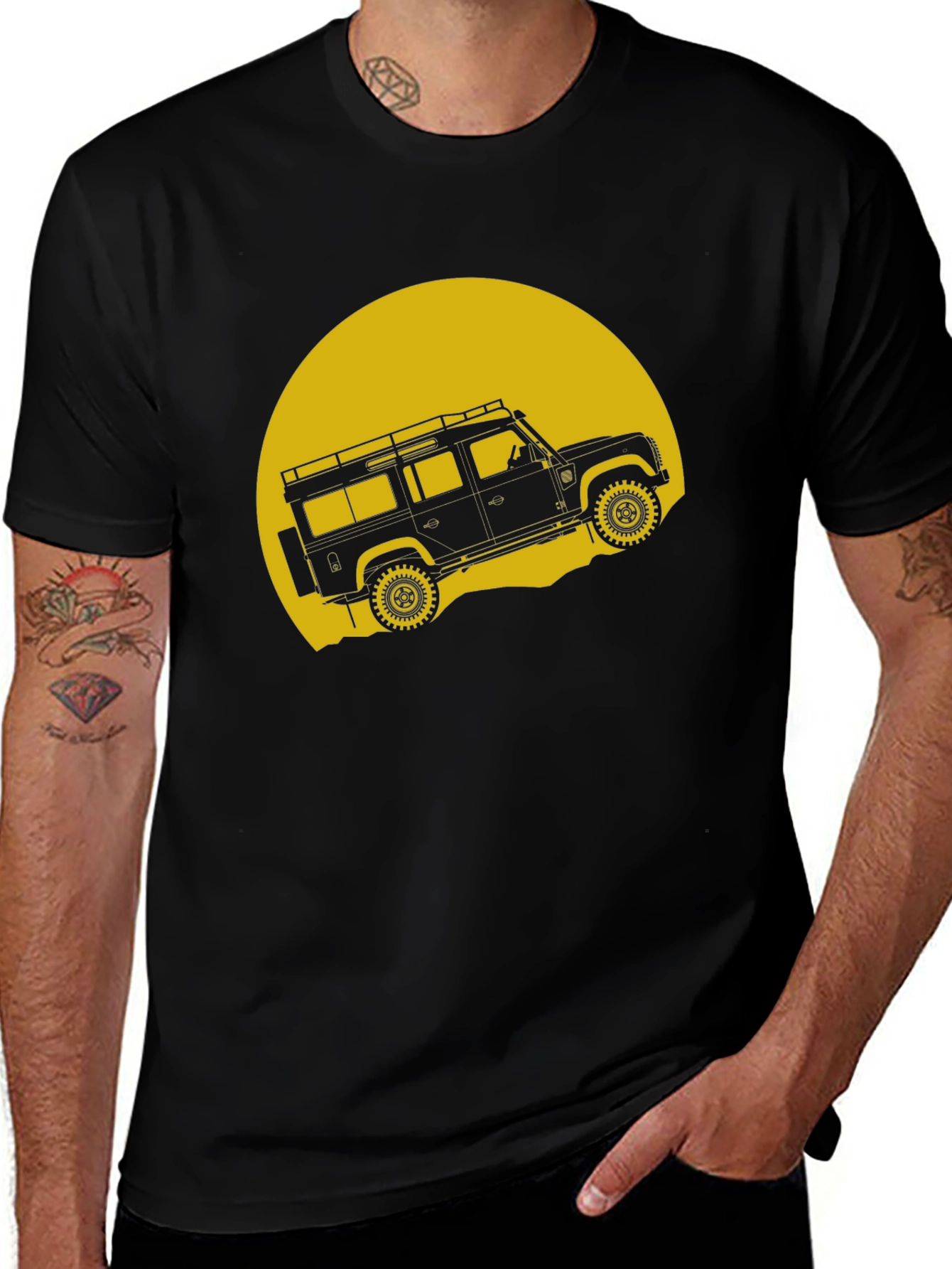 Variant 29 of Off-Road Adventure Tee - Defender Silhouette