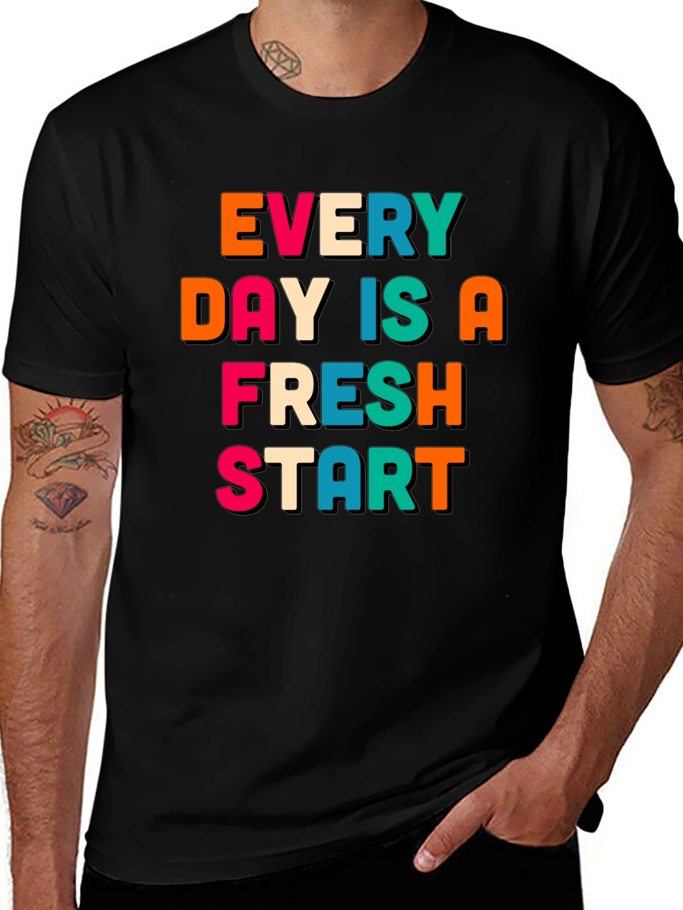 Variant 26 of Every Day is a Fresh Start Graphic Tee