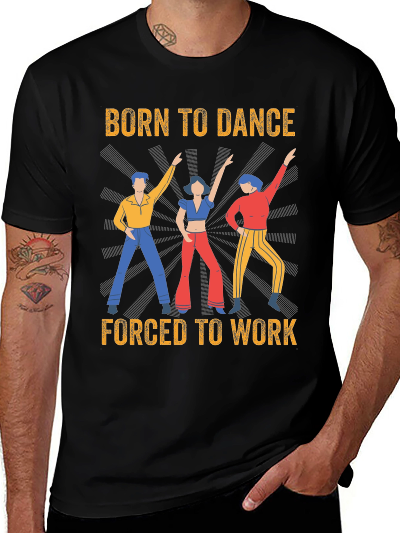 Variant 12 of Born To Dance T-Shirt