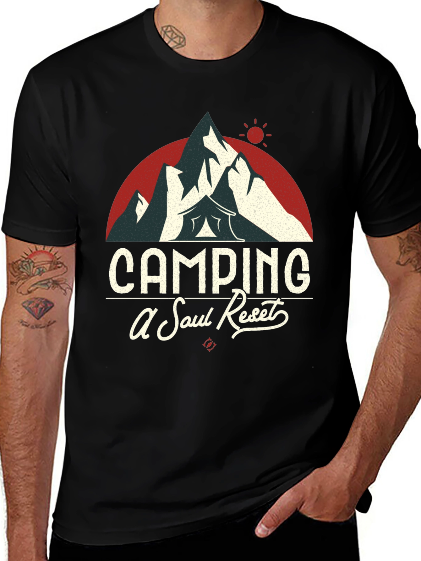 Variant 24 of Camping Soul Reset Graphic Tee - Adventure Ready
