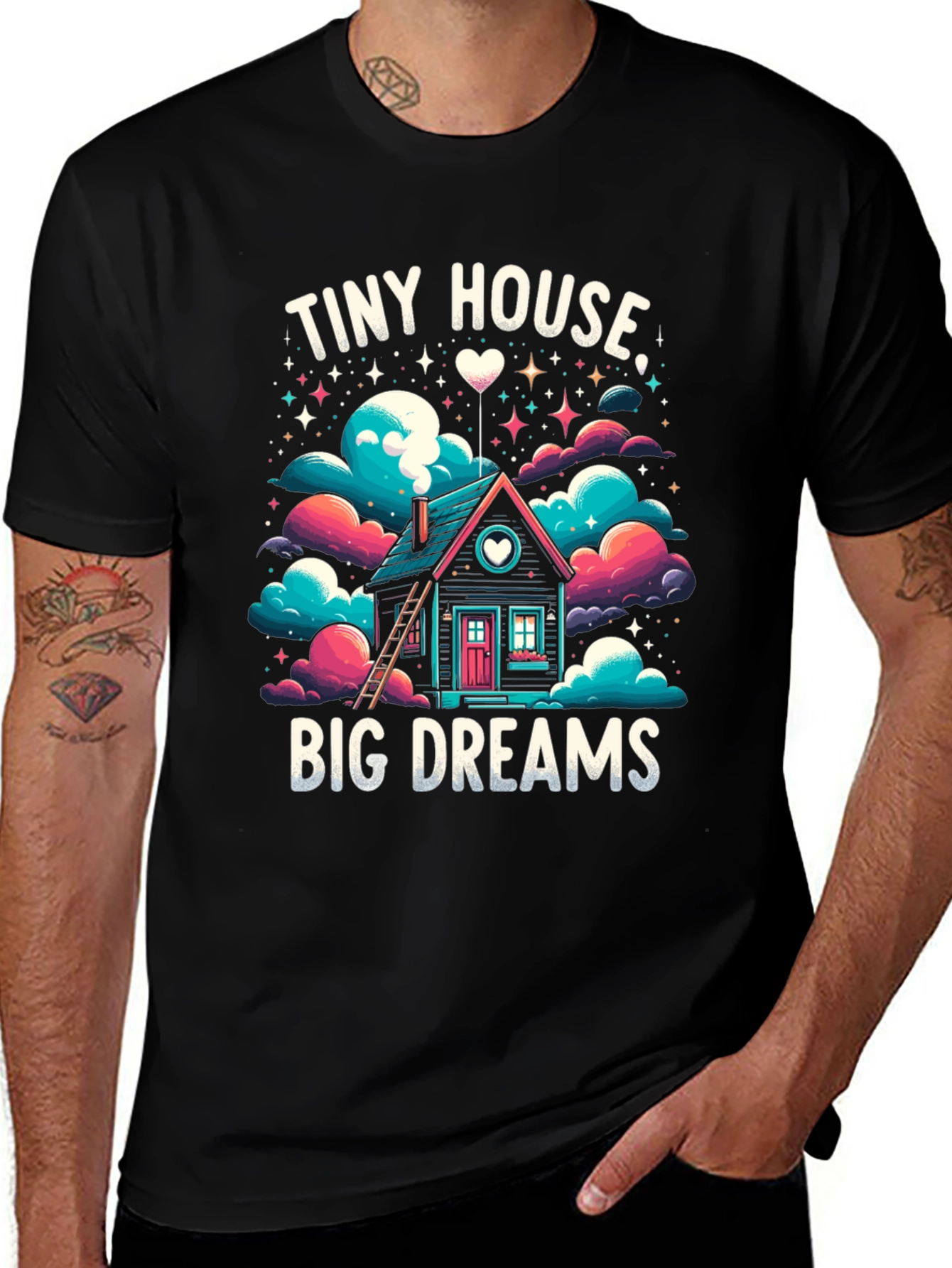 Variant 28 of Tiny House Big Dreams Graphic T-Shirt