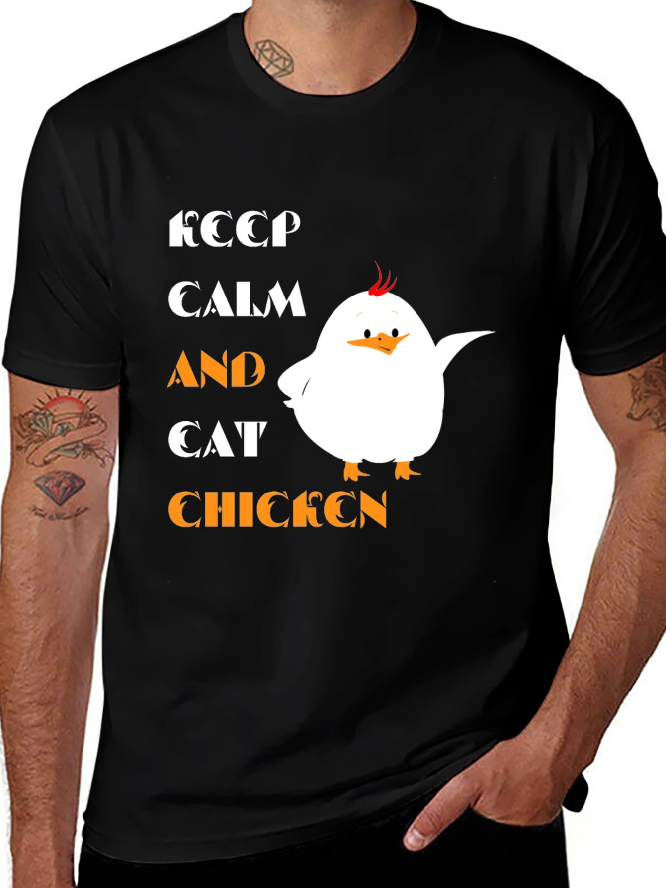 Variant 7 of Keep Calm and Eat Chicken T-Shirt