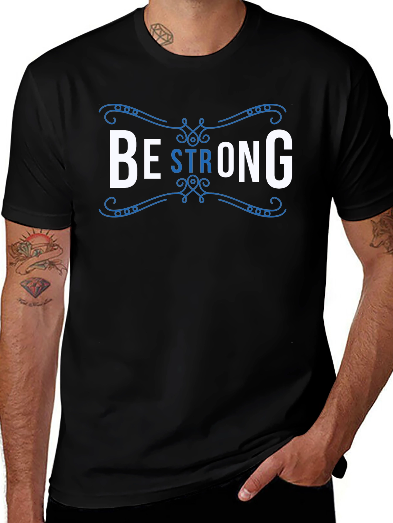 Variant 22 of Be Strong Graphic T-Shirt - Menswear