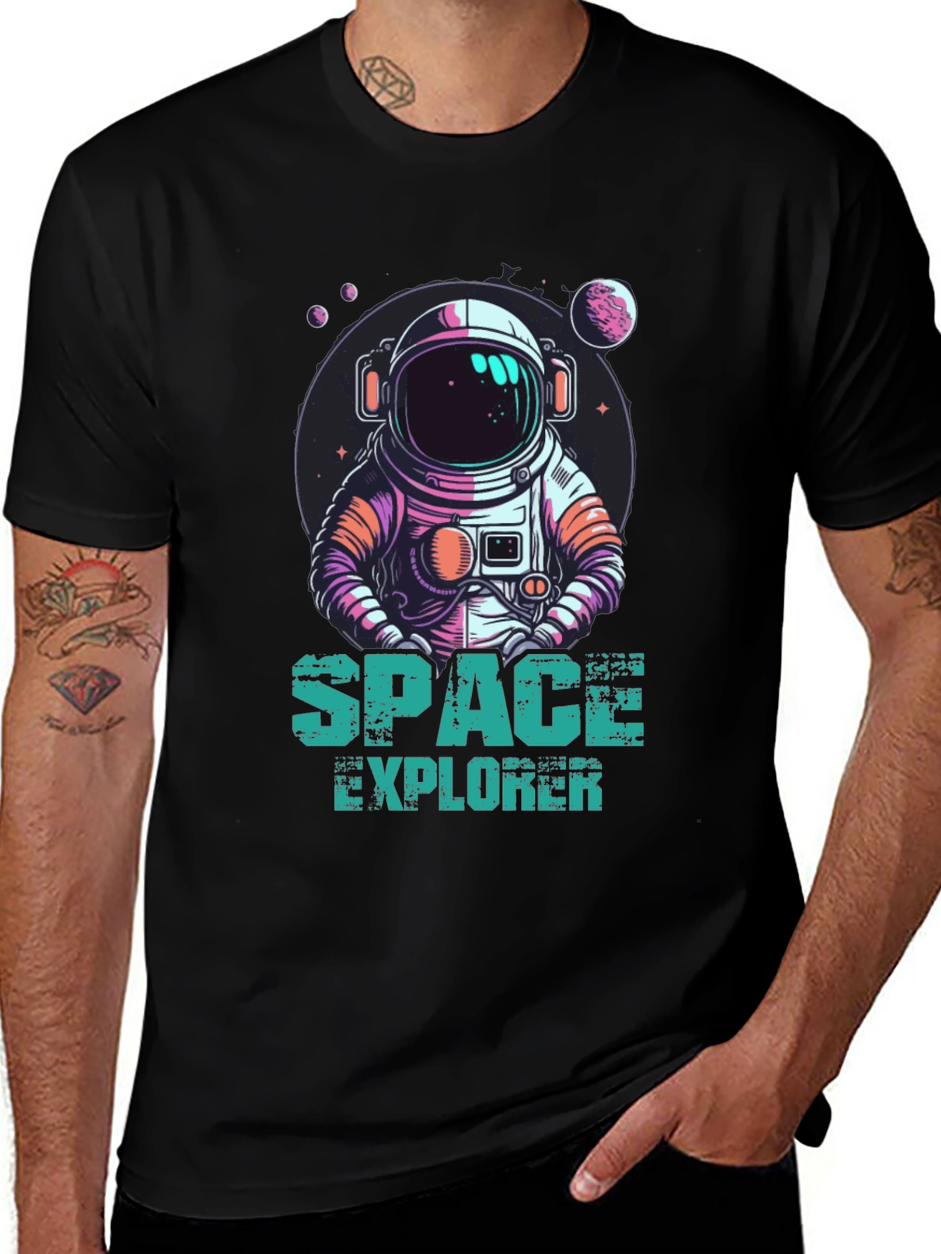 Space Explorer Graphic T-Shirt