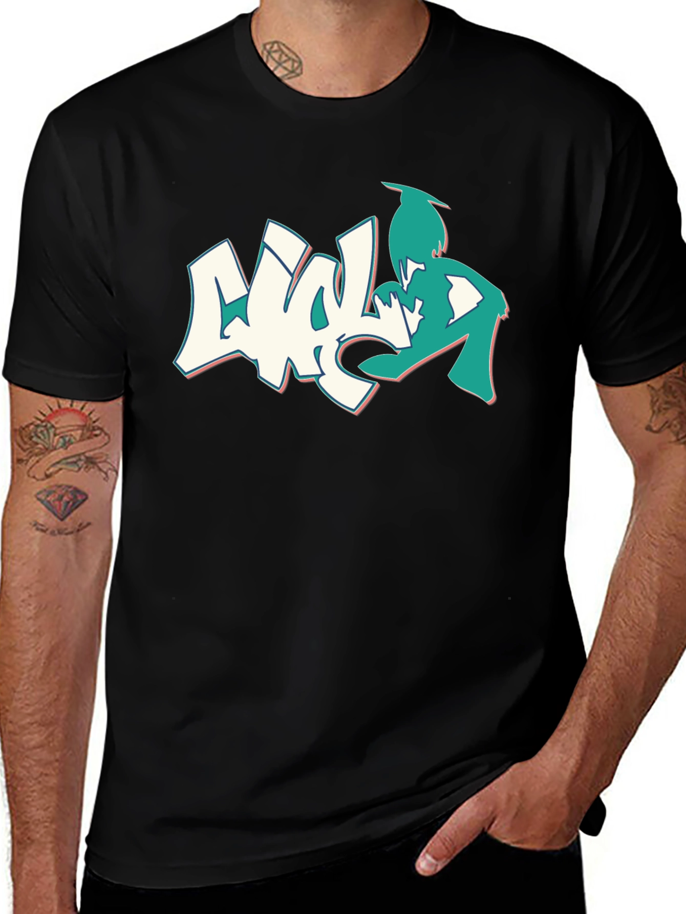 Miami Dolphins Graffiti Style T-Shirt
