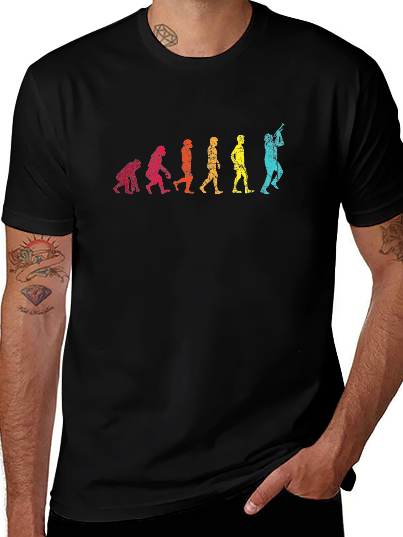 Variant 24 of Evolution of Music T-Shirt