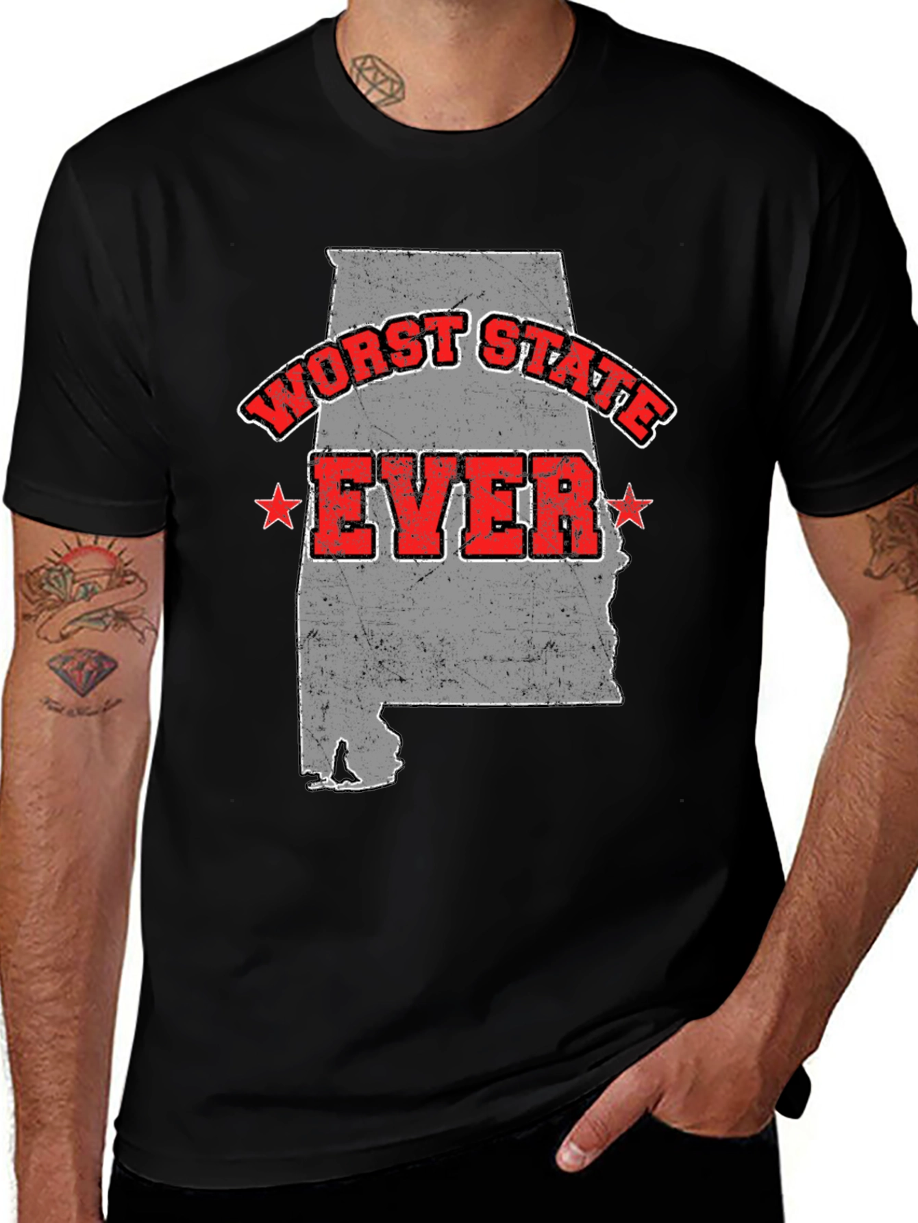 Worst State Ever T-Shirt - Alabama Novelty Tee