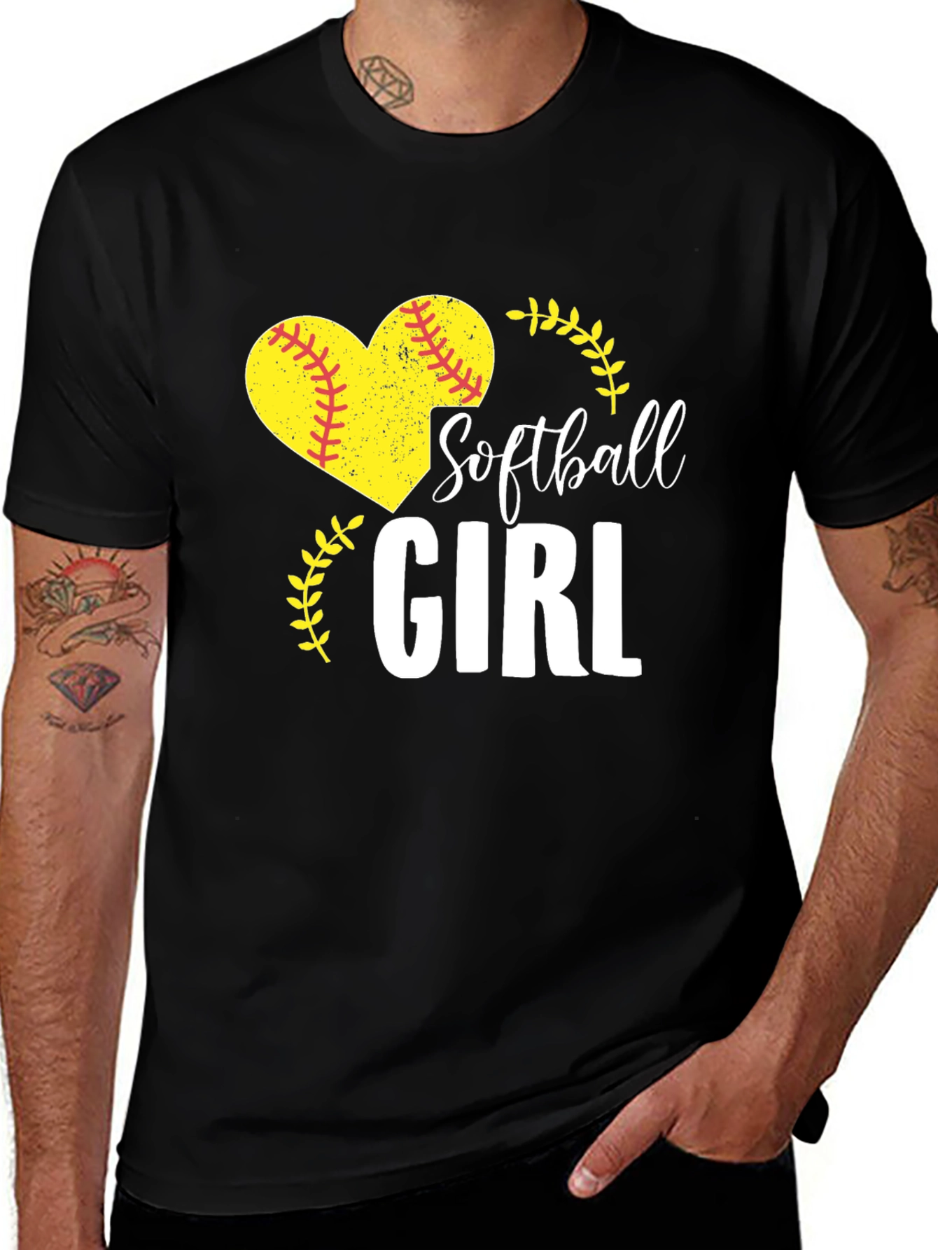 Variant 29 of Softball Girl Graphic T-Shirt - Sporty & Stylish Tee