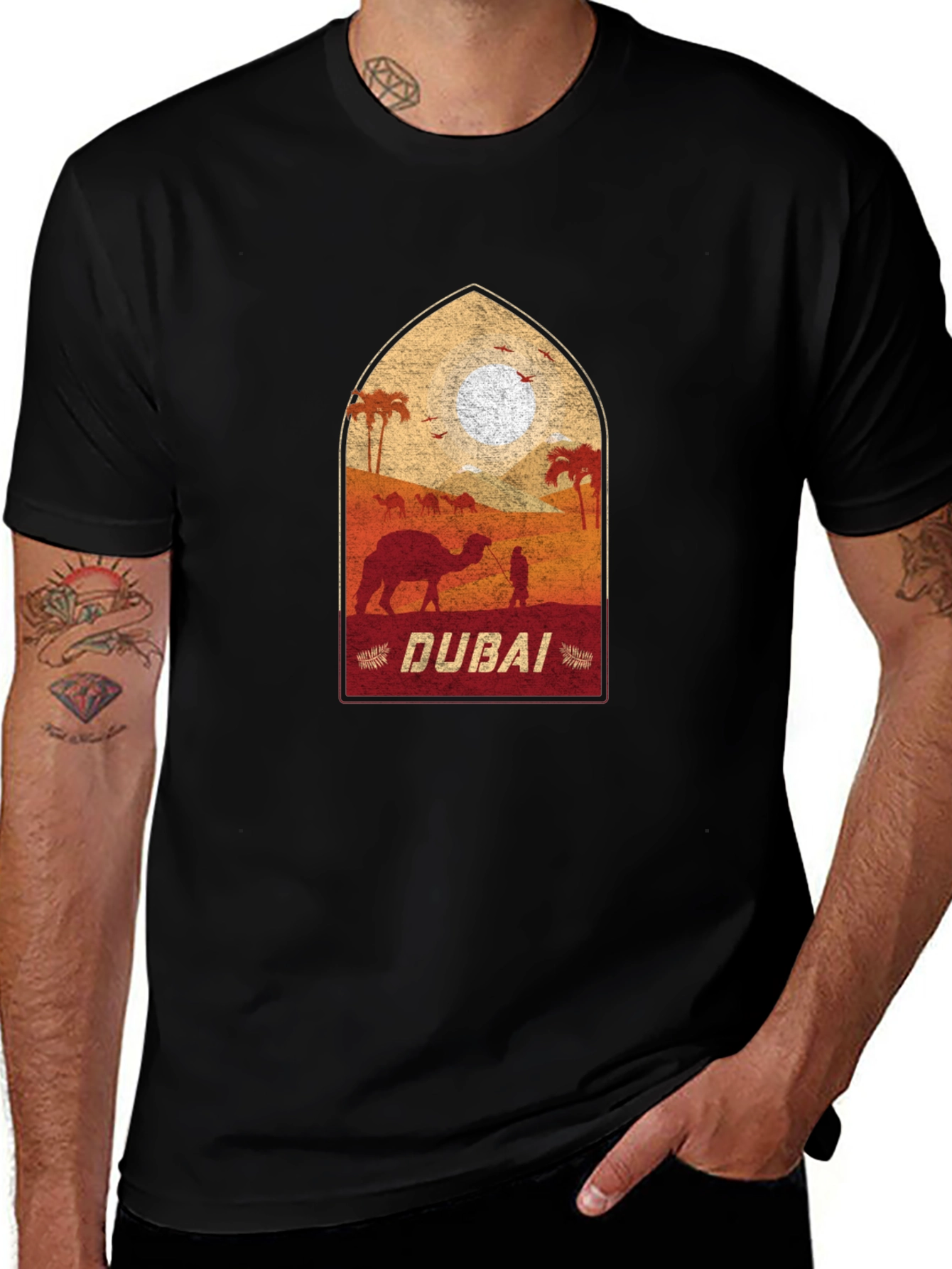 Variant 19 of Dubai Desert Vintage T-Shirt