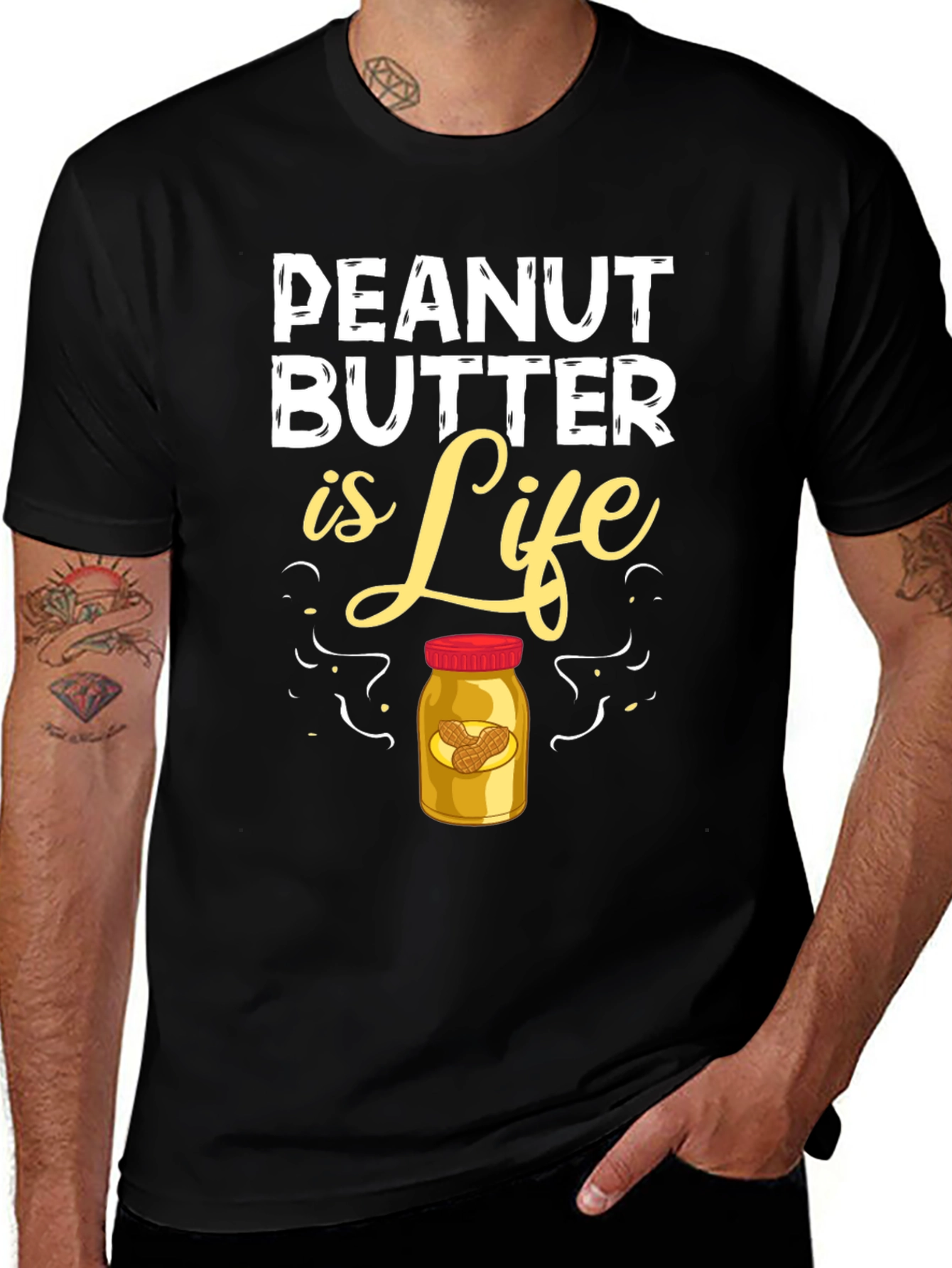 Variant 22 of Peanut Butter is Life Graphic Tee