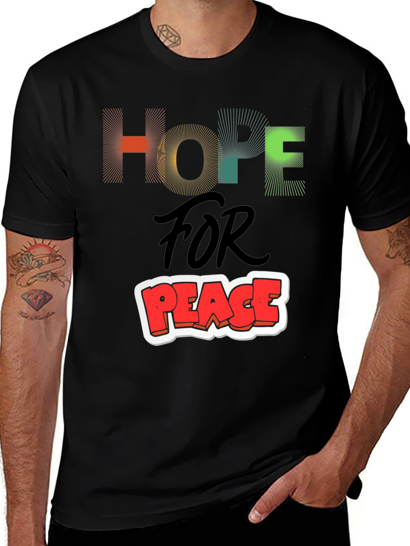 Variant 27 of Hope for Peace Graphic T-Shirt