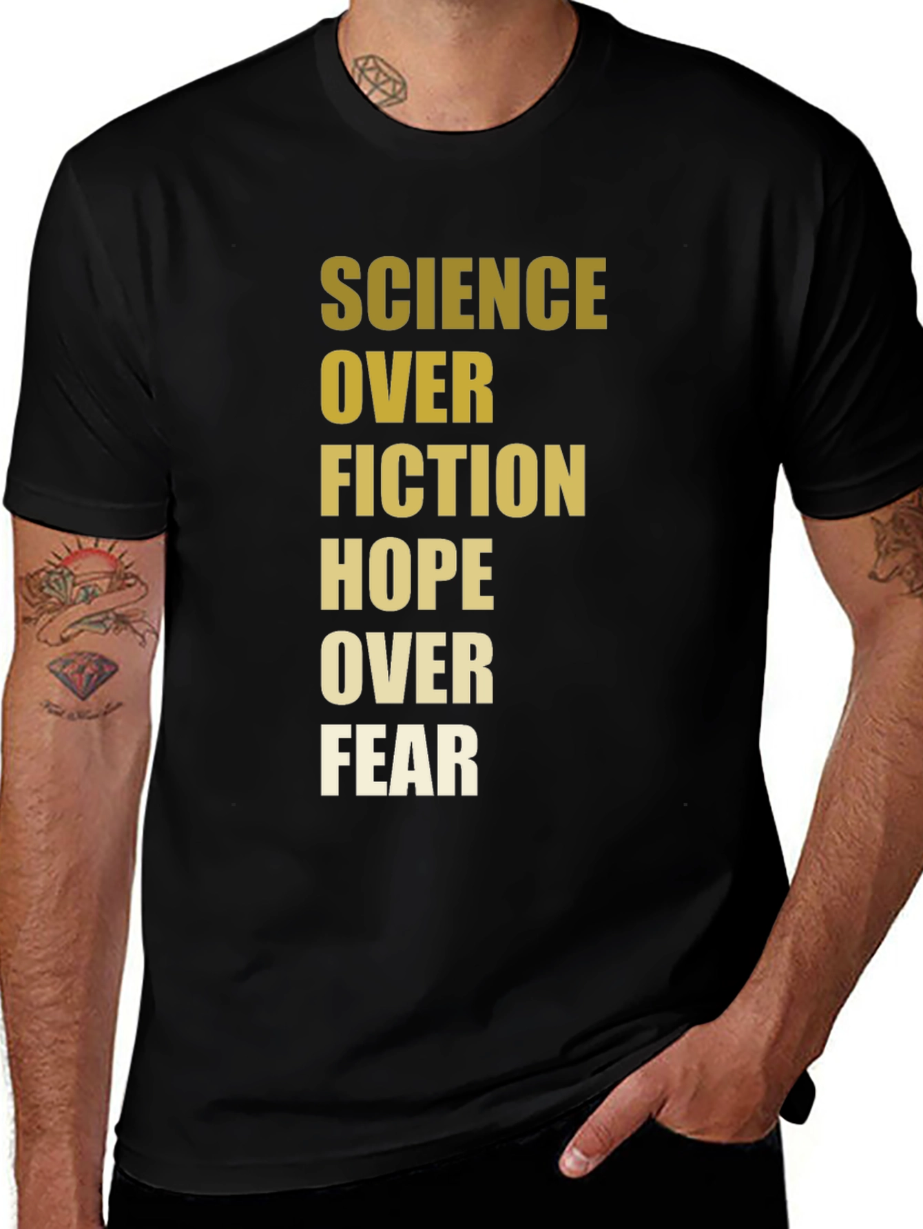 Variant 26 of Science Over Fiction T-Shirt
