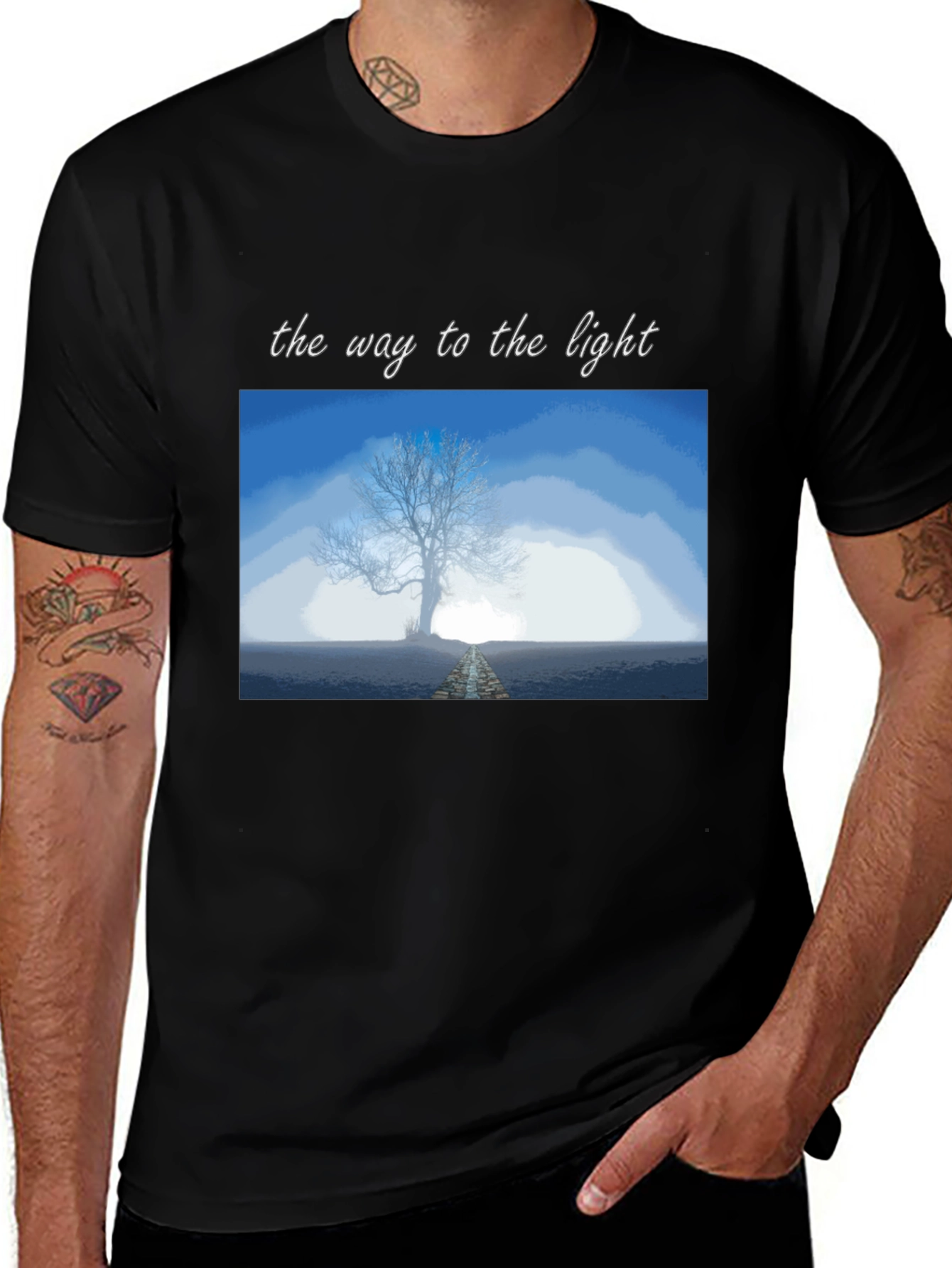 Variant 2 of The Way to the Light Graphic T-Shirt