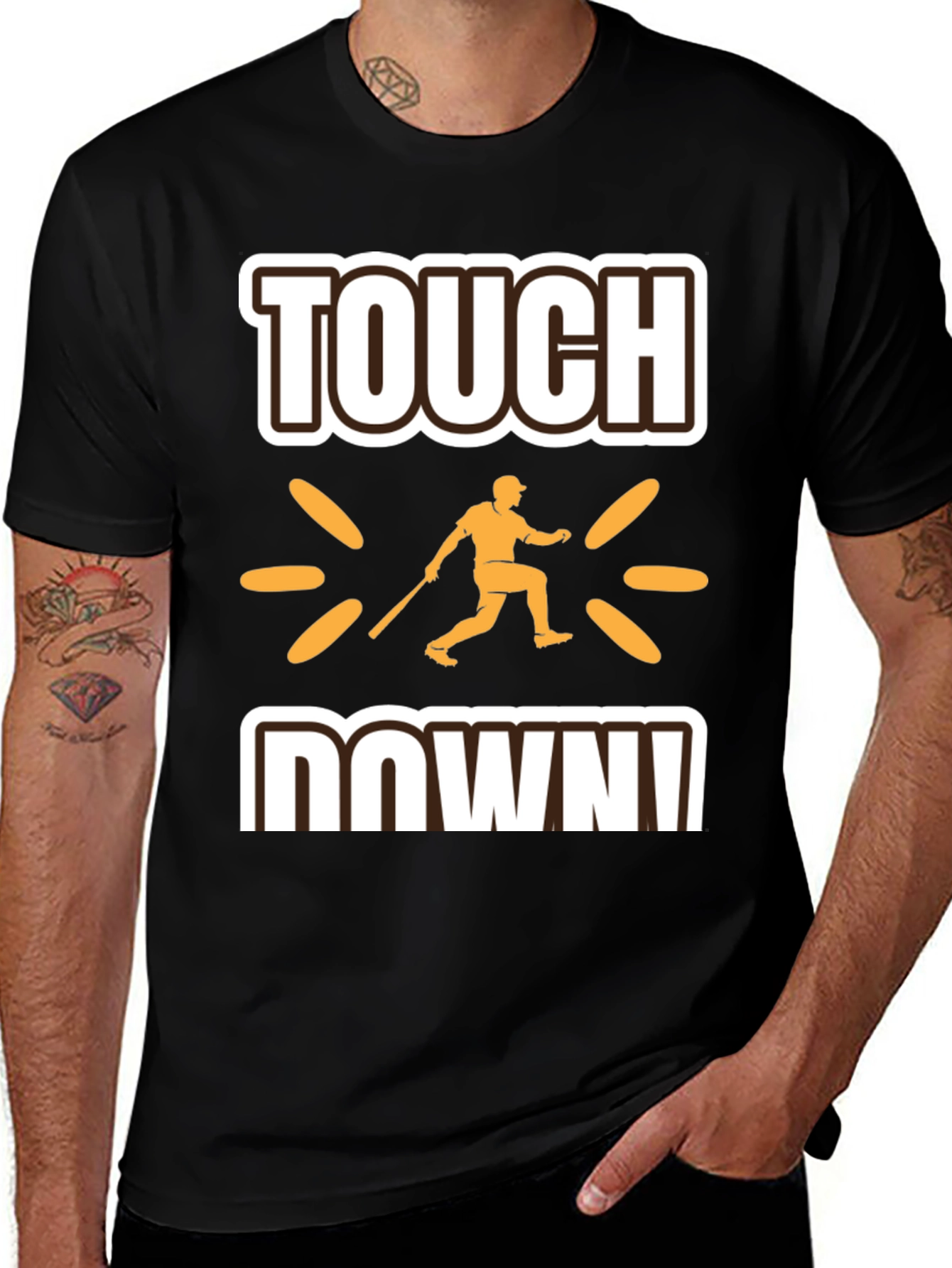 Variant 11 of Touchdown Baseball T-Shirt
