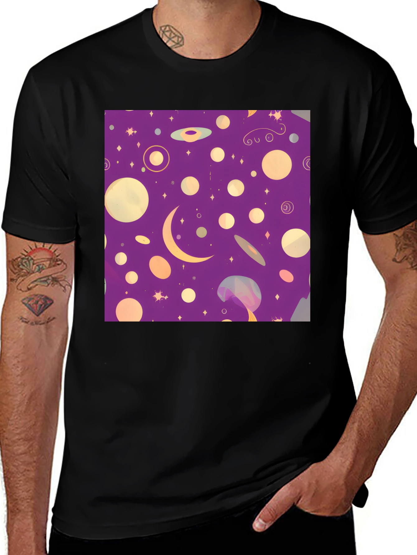 Cosmic Dreams T-Shirt - Galaxy Print