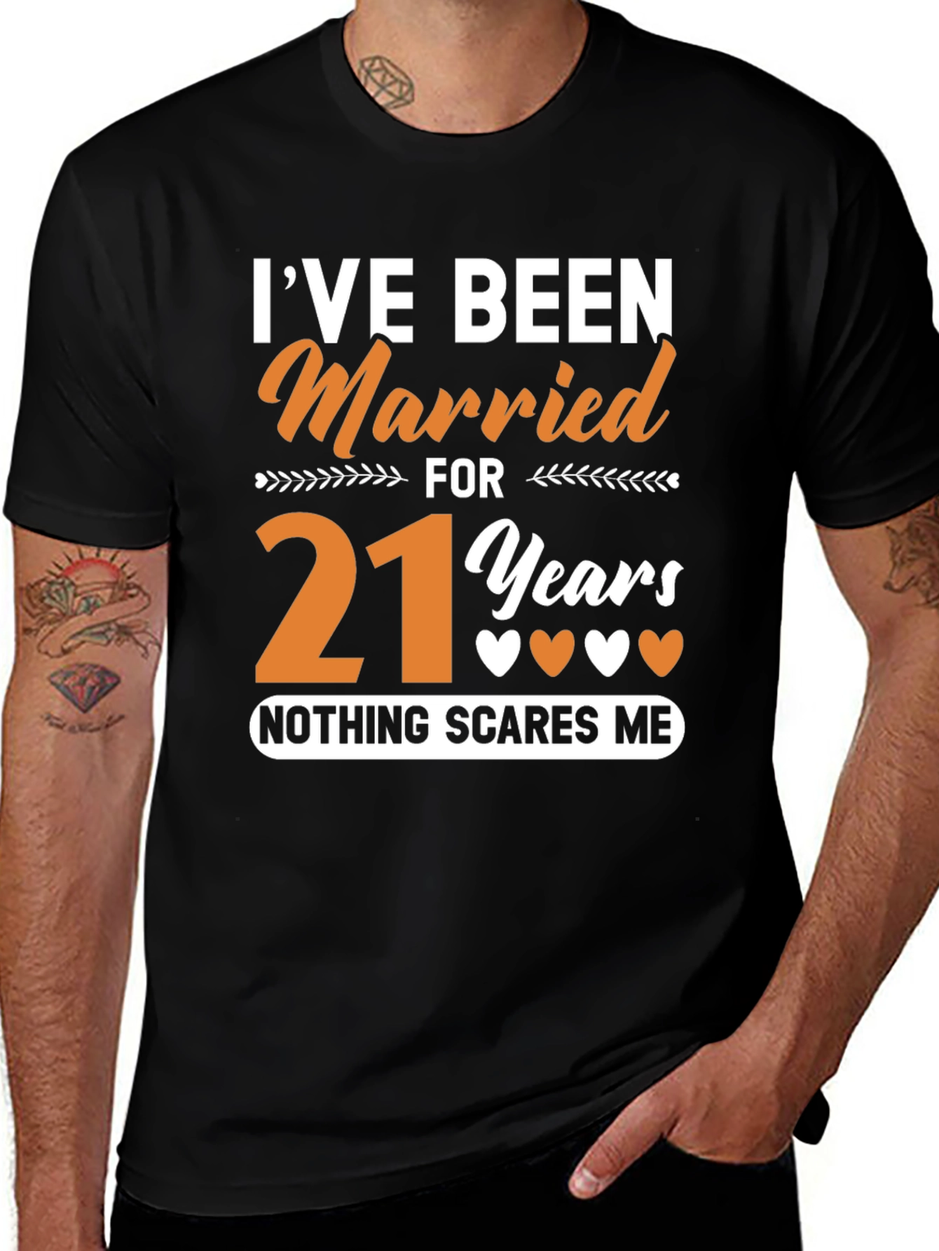 Variant 6 of Funny 21st Wedding Anniversary T-Shirt for Men