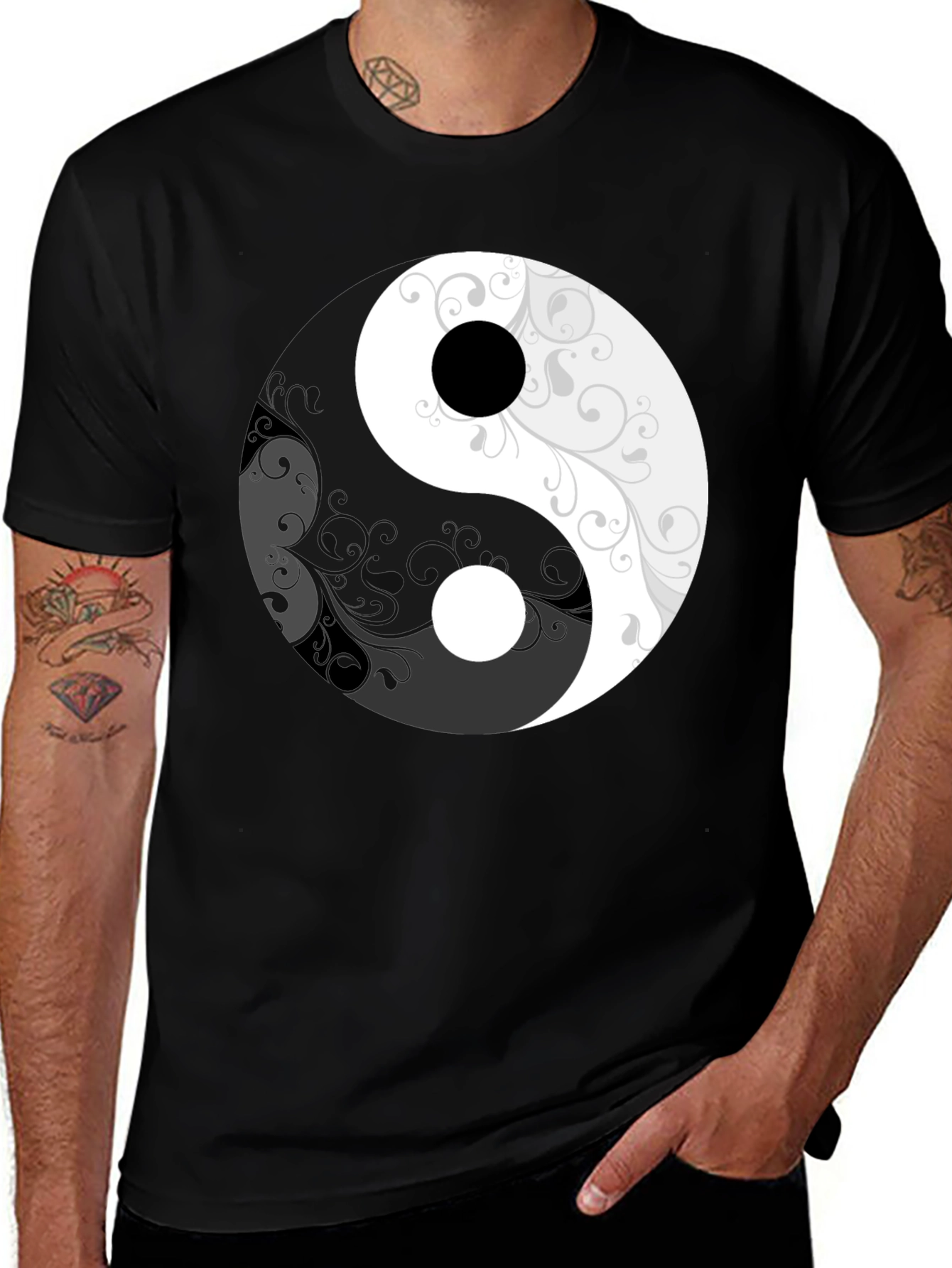 Yin Yang Graphic Tee - Balance & Style