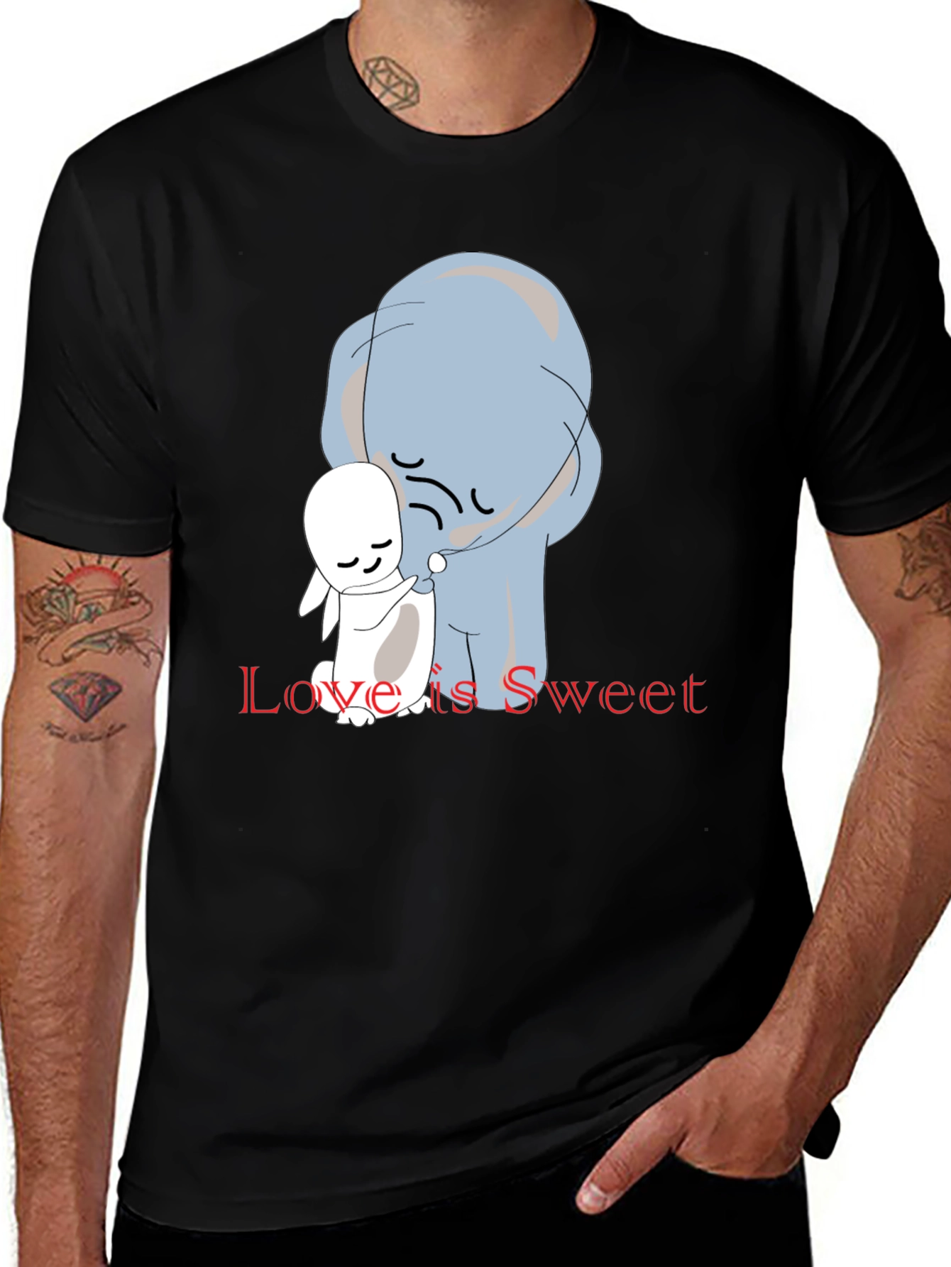 Variant 22 of Love is Sweet Graphic Tee - Soft Cotton Comfort