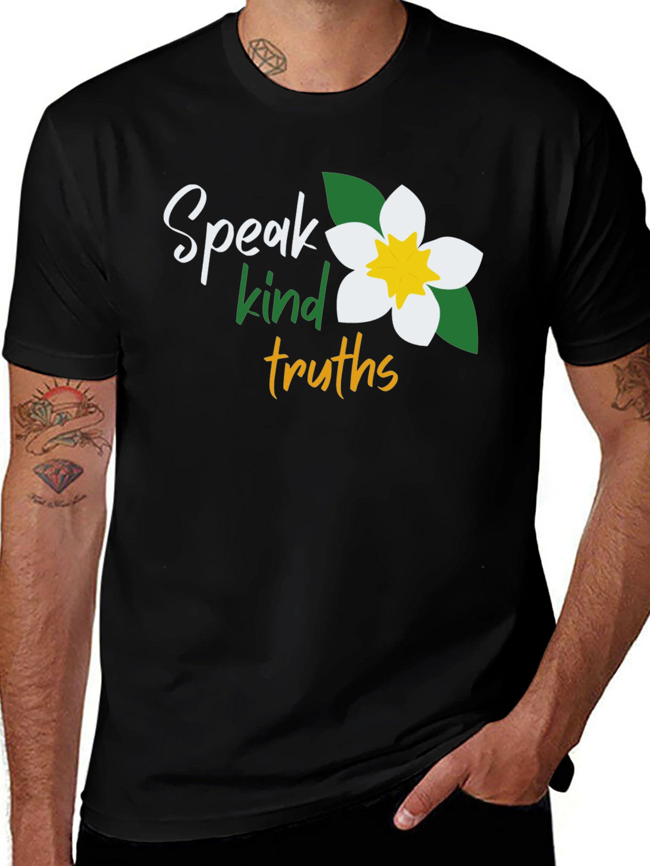 Variant 3 of Speak Kind Truths T-Shirt - Positive Message Tee