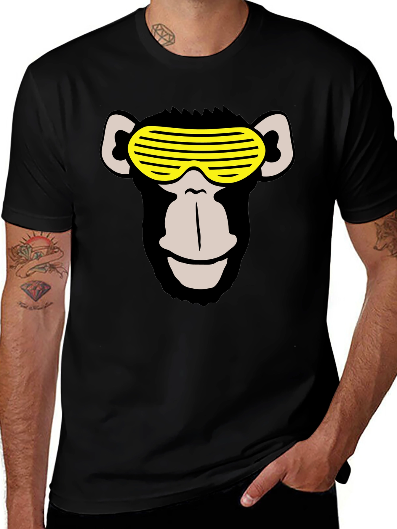 Variant 12 of Cool Monkey Graphic Tee
