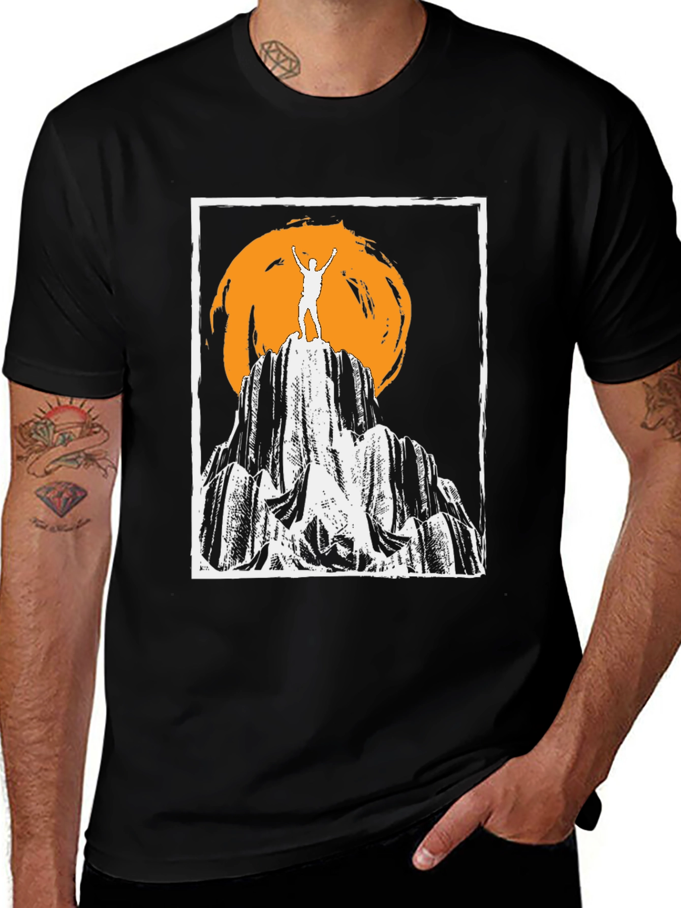 Variant 26 of Mountain Climber Graphic Tee - Adventure Shirt