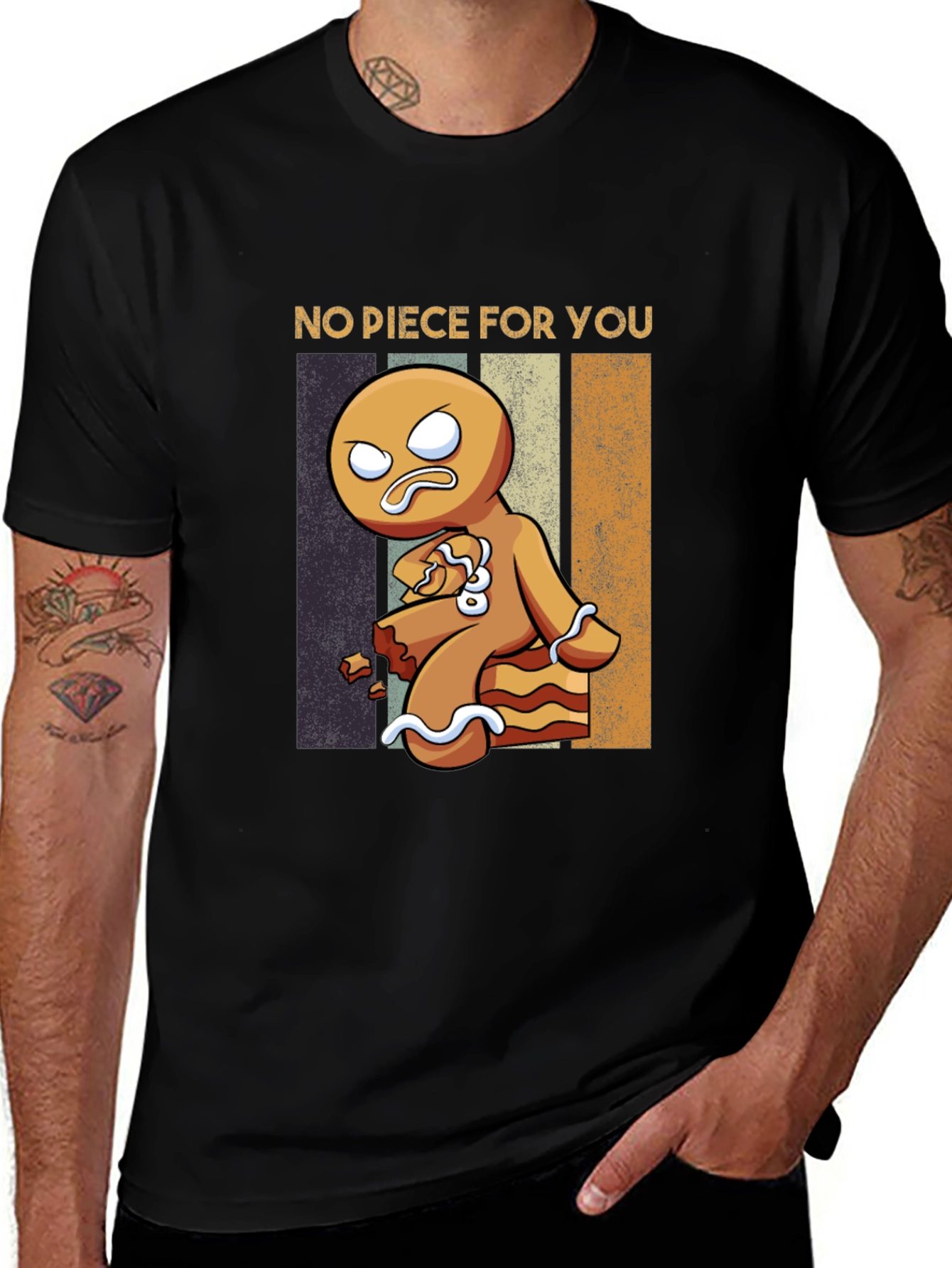 Variant 3 of Gingerbread Man Graphic T-Shirt