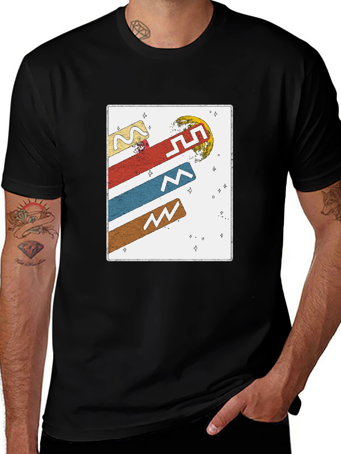 Variant 10 of Retro Wave Graphic Tee - Vintage Inspired Design