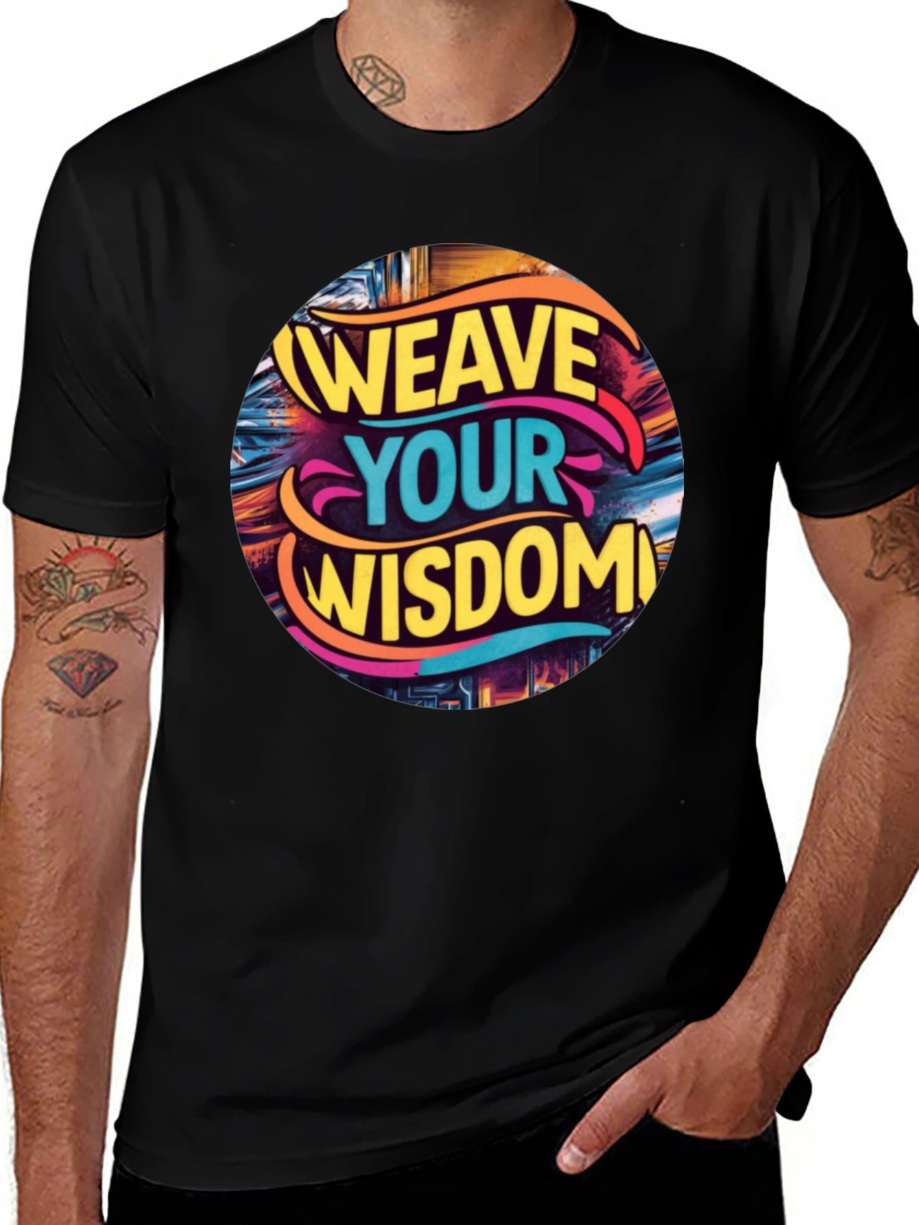 Variant 19 of Weave Your Wisdom Graphic Tee