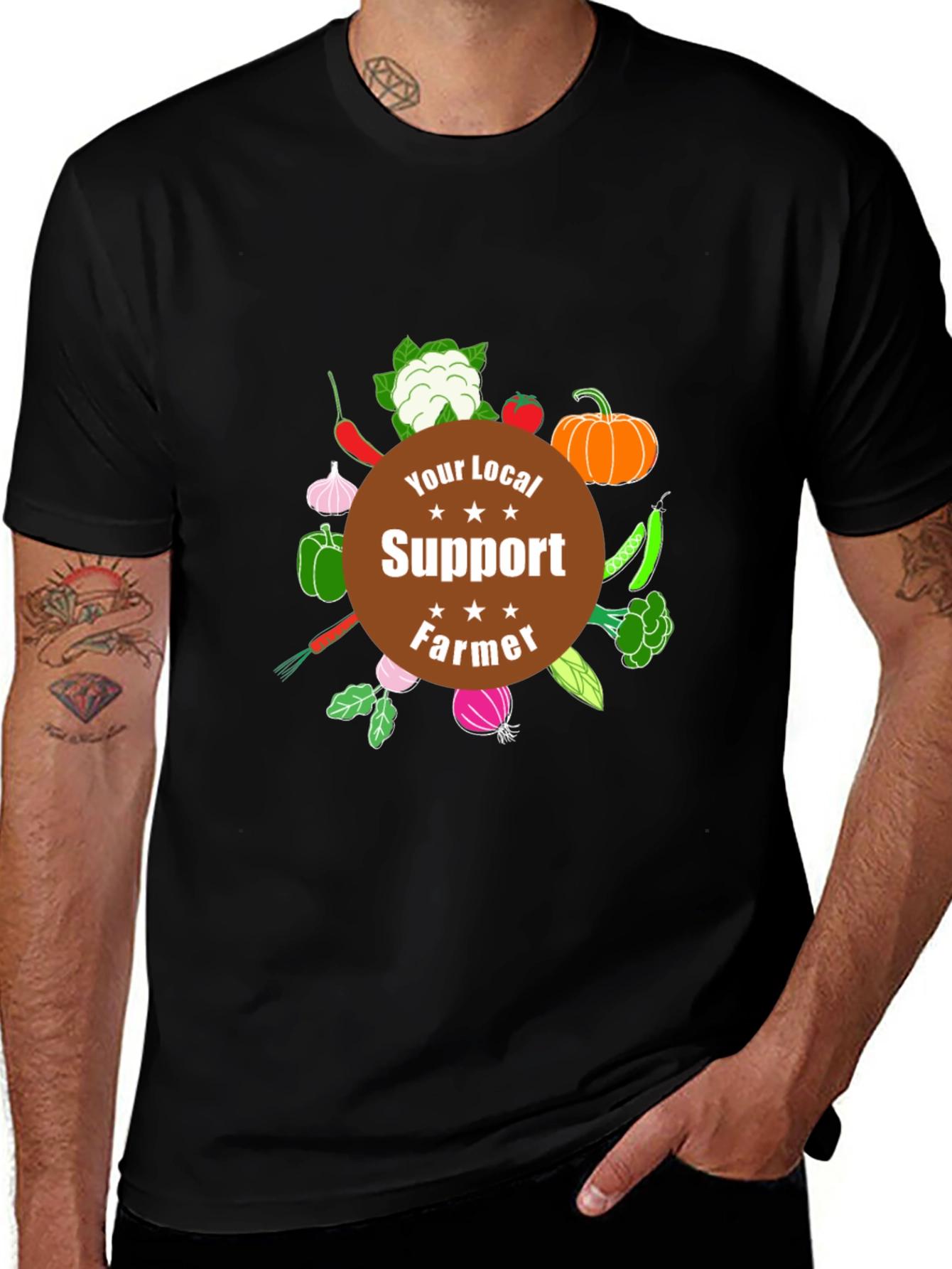 Support Local Farmer Graphic Tee