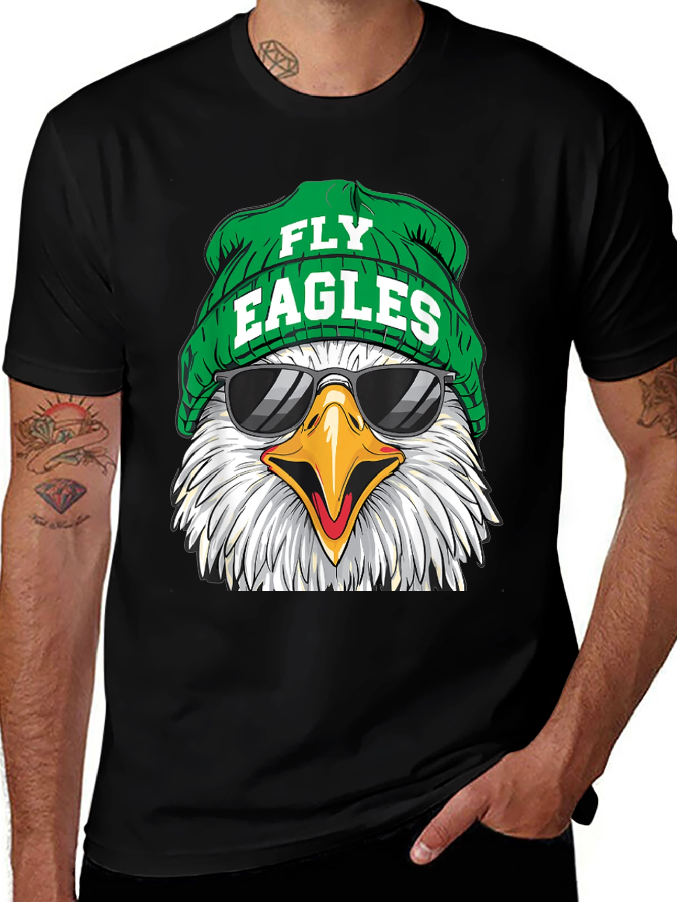 Fly Eagles Graphic T-Shirt