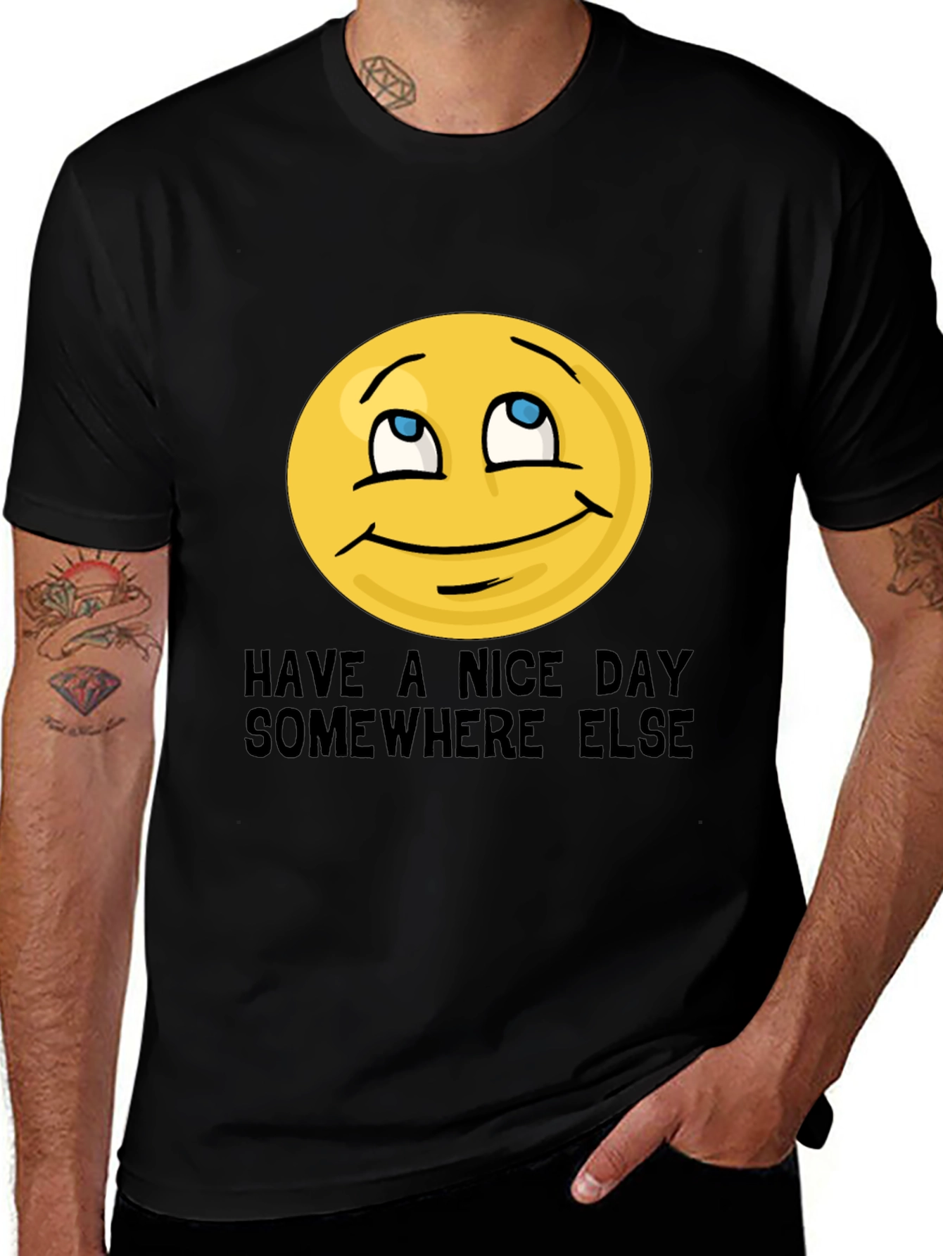 Variant 9 of Have a Nice Day Somewhere Else Graphic T-Shirt