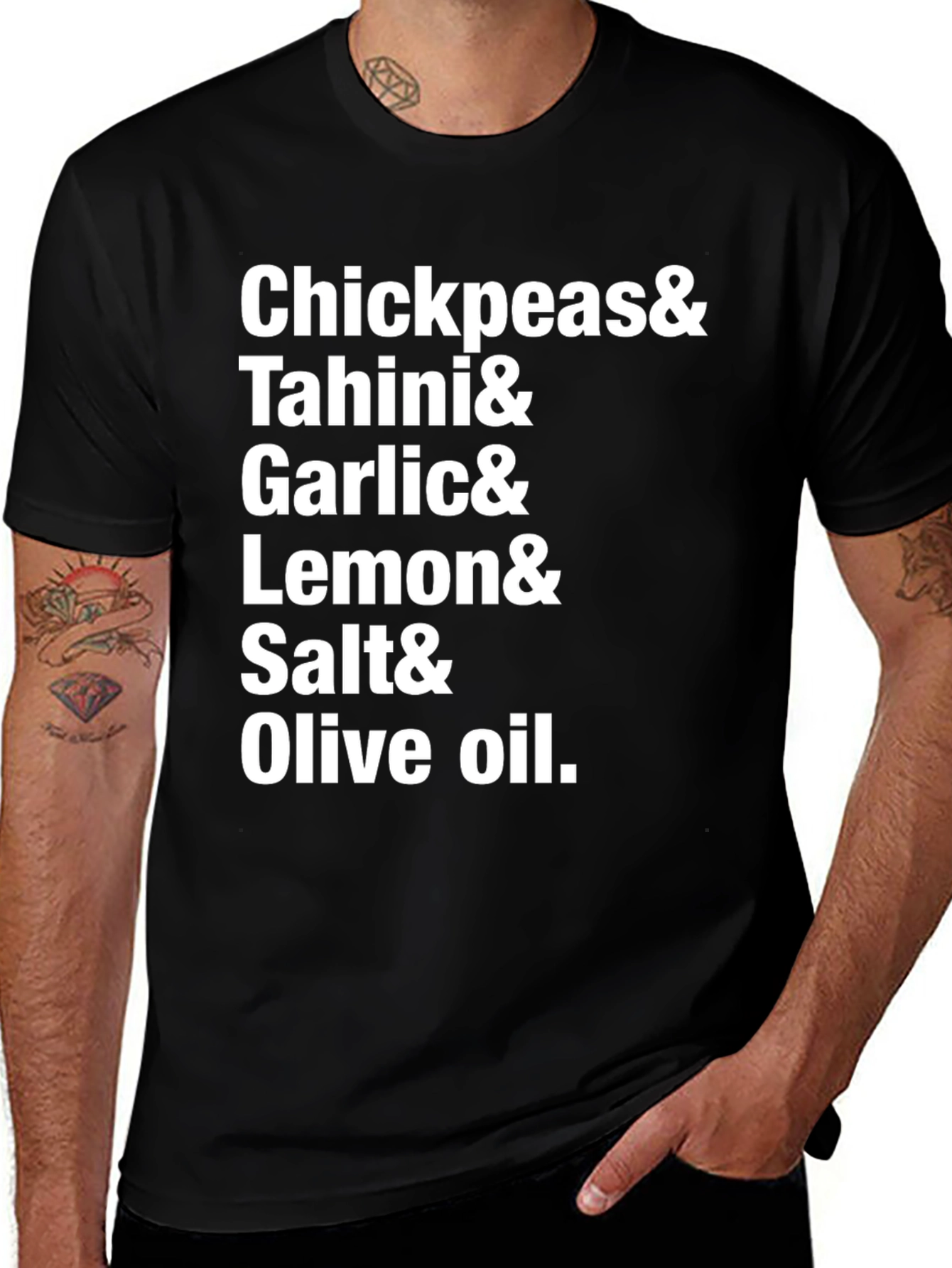 Variant 23 of Hummus Recipe Ingredients T-Shirt