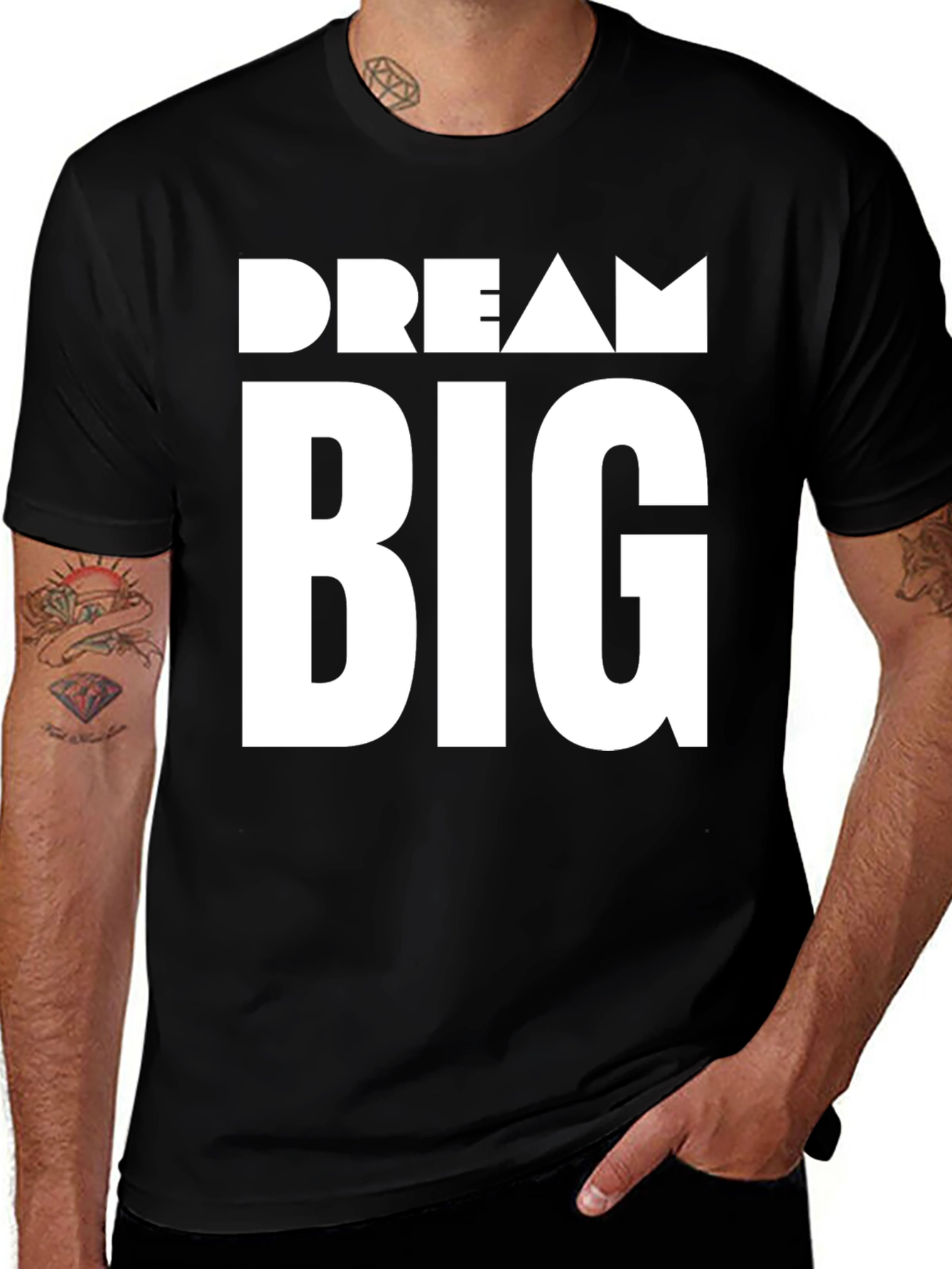 Variant 27 of Dream Big Graphic Print Tee