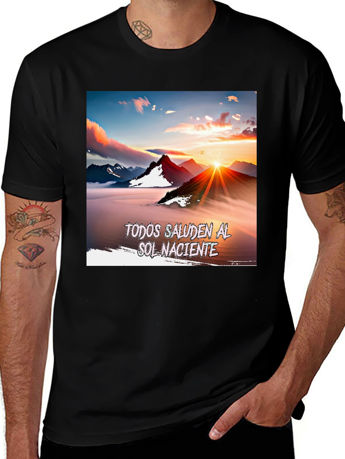 Variant 19 of Sunrise Mountain Graphic Tee - Casual Comfort