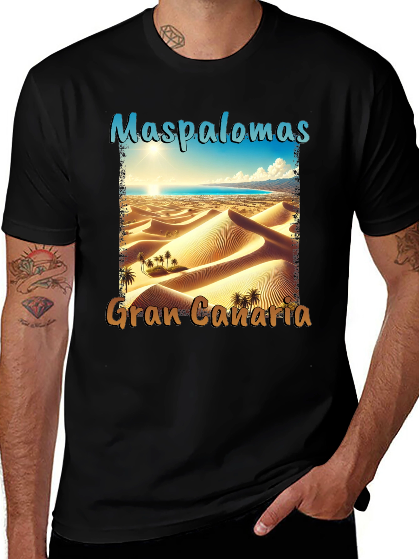 Maspalomas Gran Canaria T-Shirt: Desert Island Style
