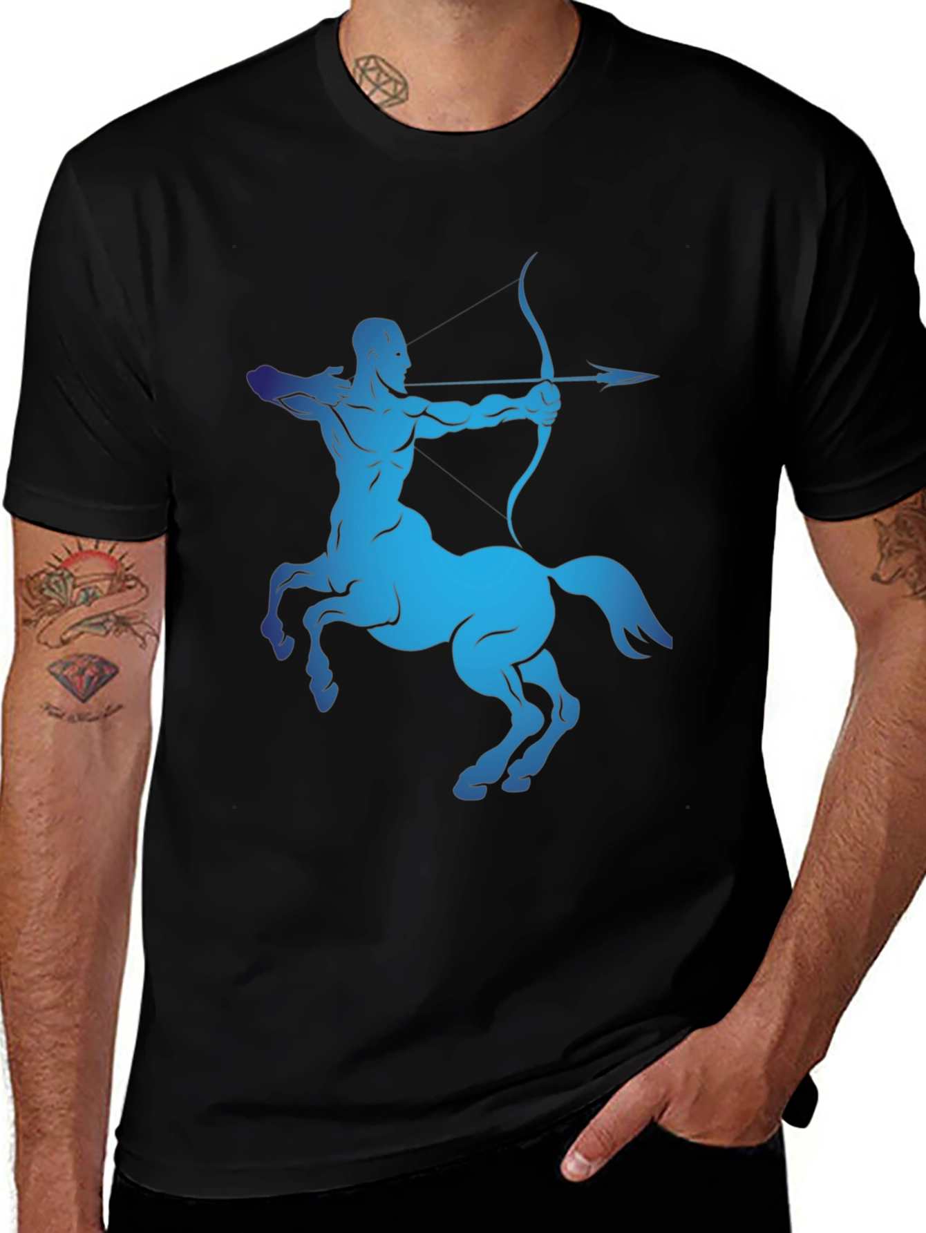 Sagittarius Centaur Graphic Tee - Classic Zodiac Shirt