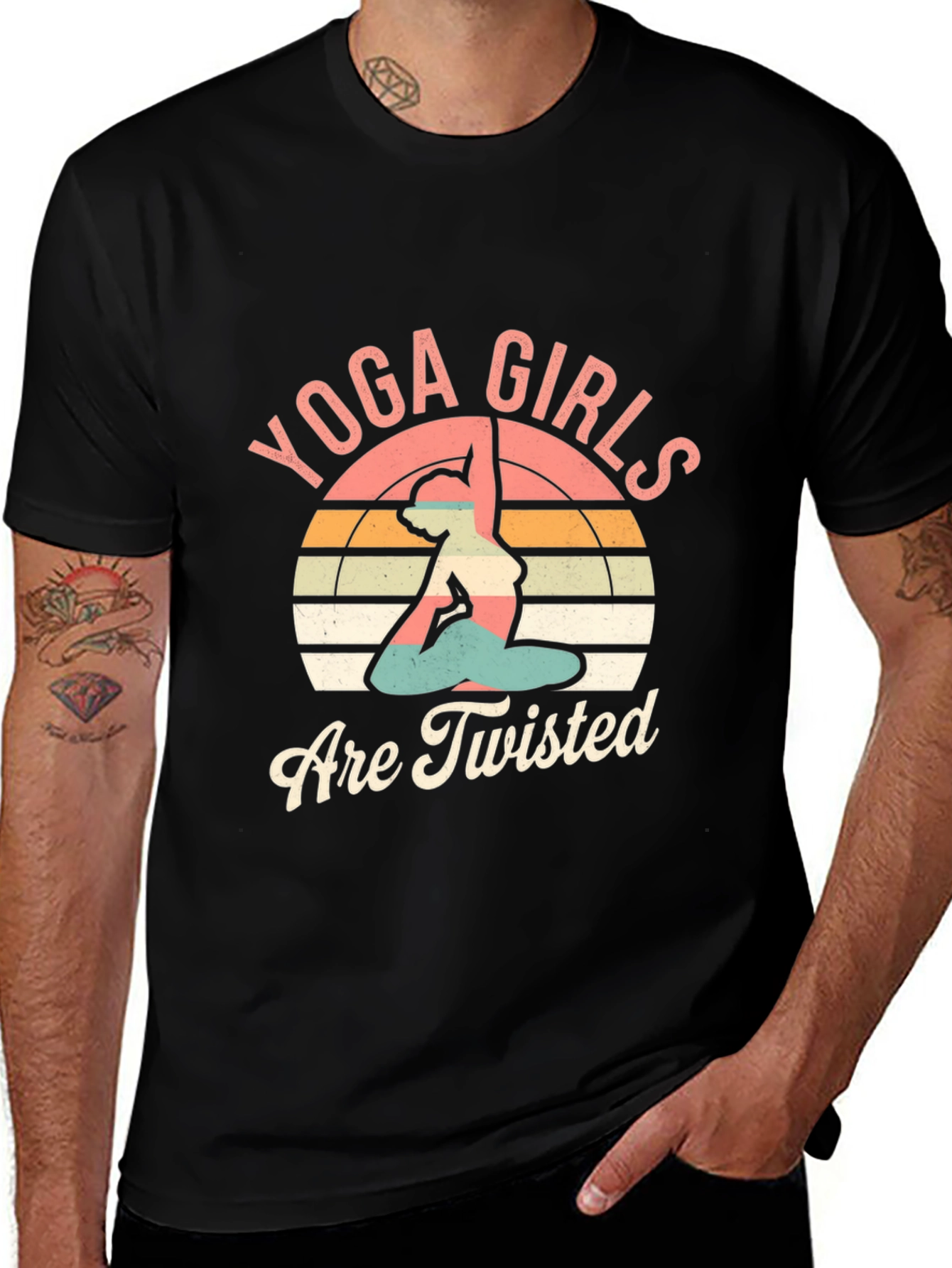 Variant 24 of Yoga Girls Are Twisted Graphic Tee