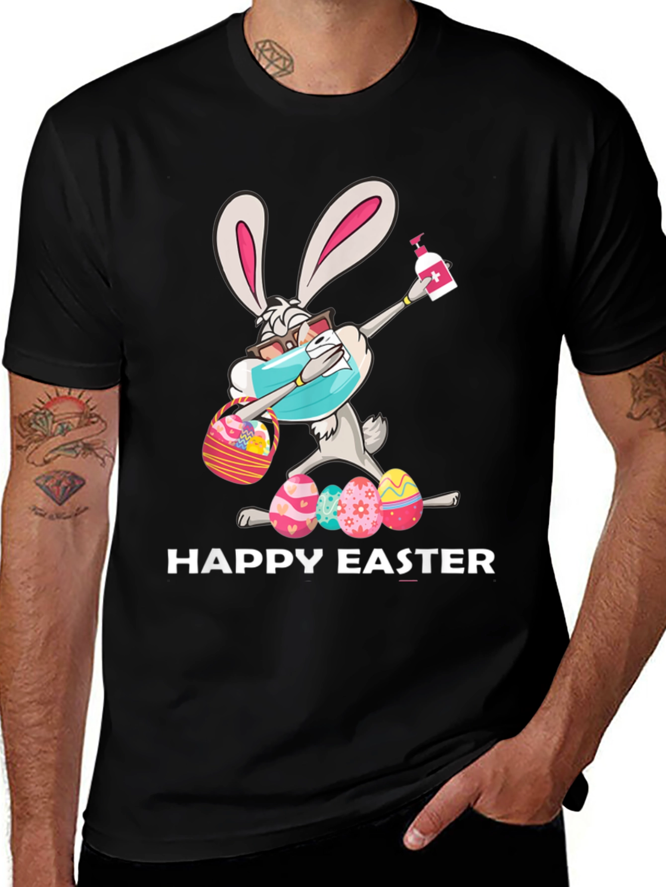 Variant 29 of Happy Easter Bunny T-Shirt - Quarantine Edition