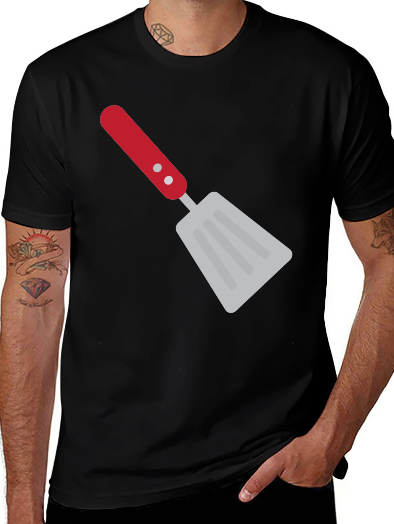 Variant 21 of Chef's Spatula Graphic Tee - BBQ Master Shirt